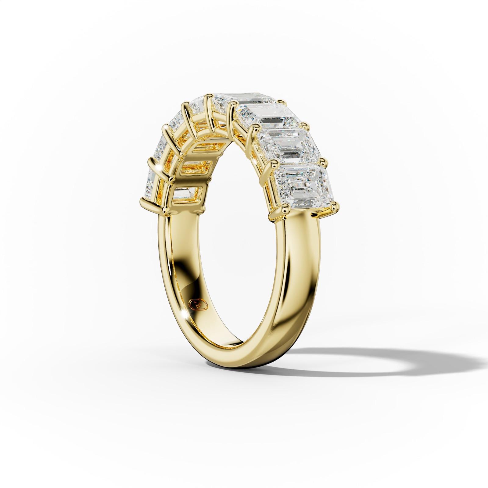 3.0 Carat Emerald Cut Diamond Anniversary Band