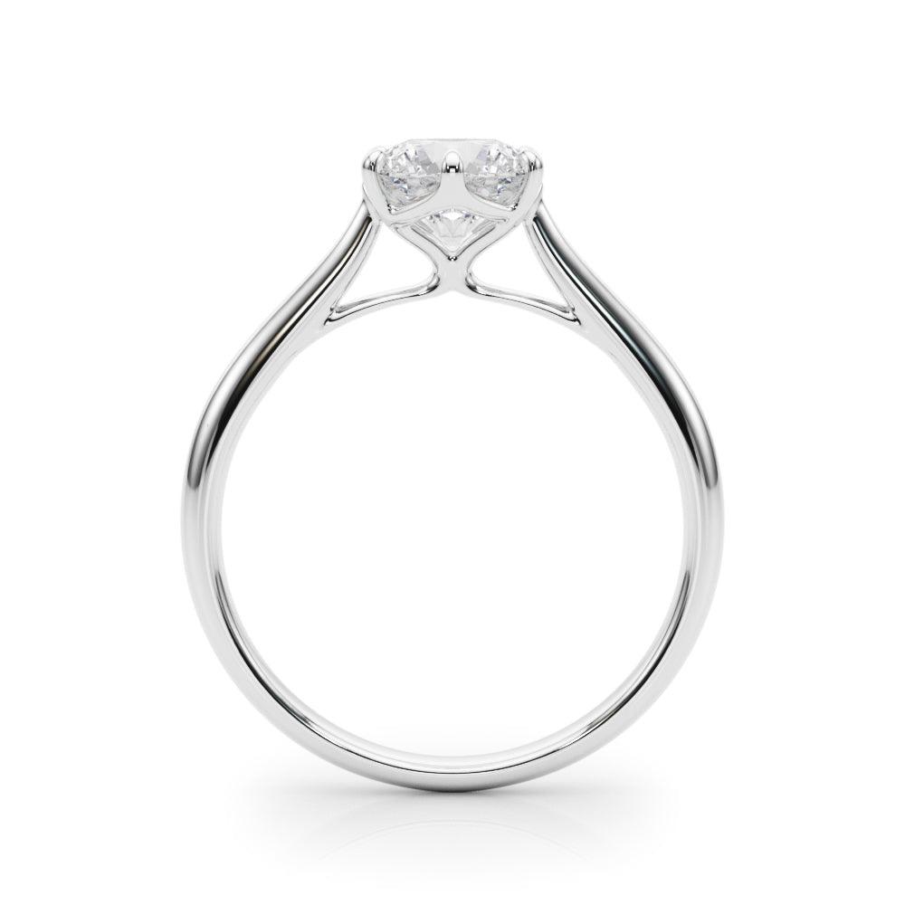 Elizabeth Round Diamond Solitaire Engagement Ring
