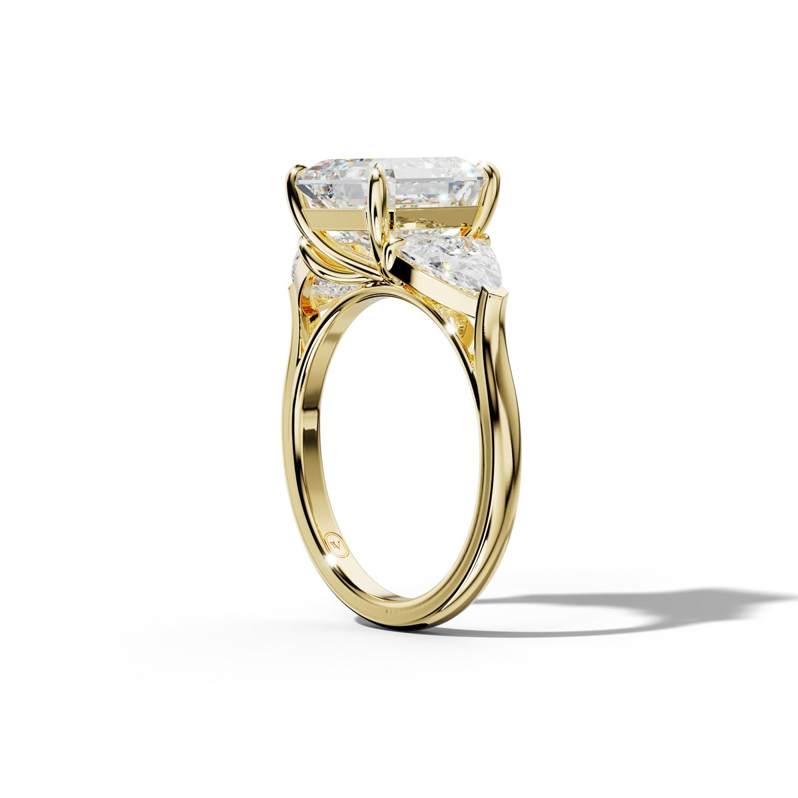 Ivy Asscher Cut Engagement Ring