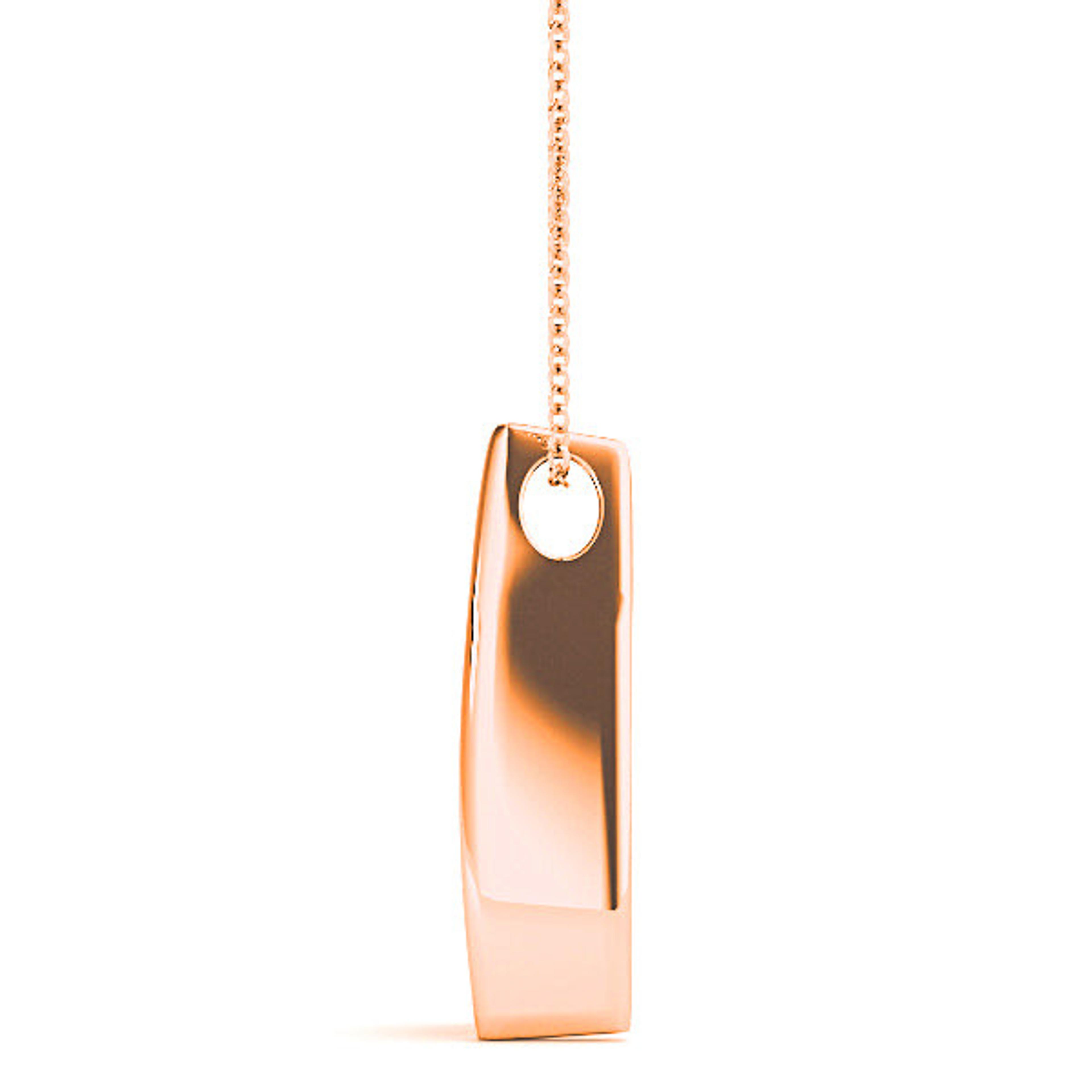 0.45 ctw Round Diamond Three Stone Necklace Pendant-VIRABYANI