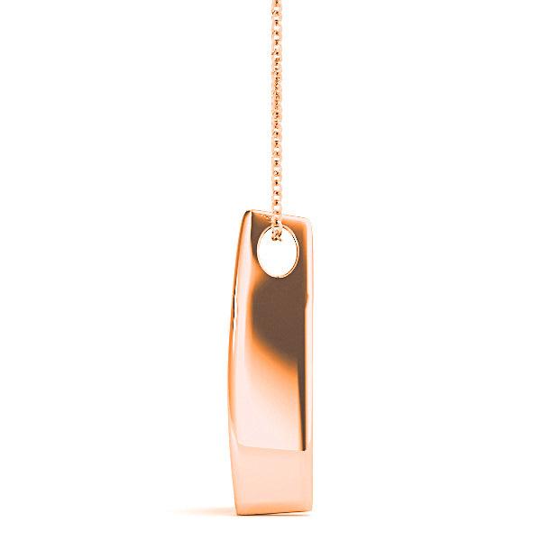 0.45 ctw Round Diamond Three Stone Necklace Pendant-VIRABYANI