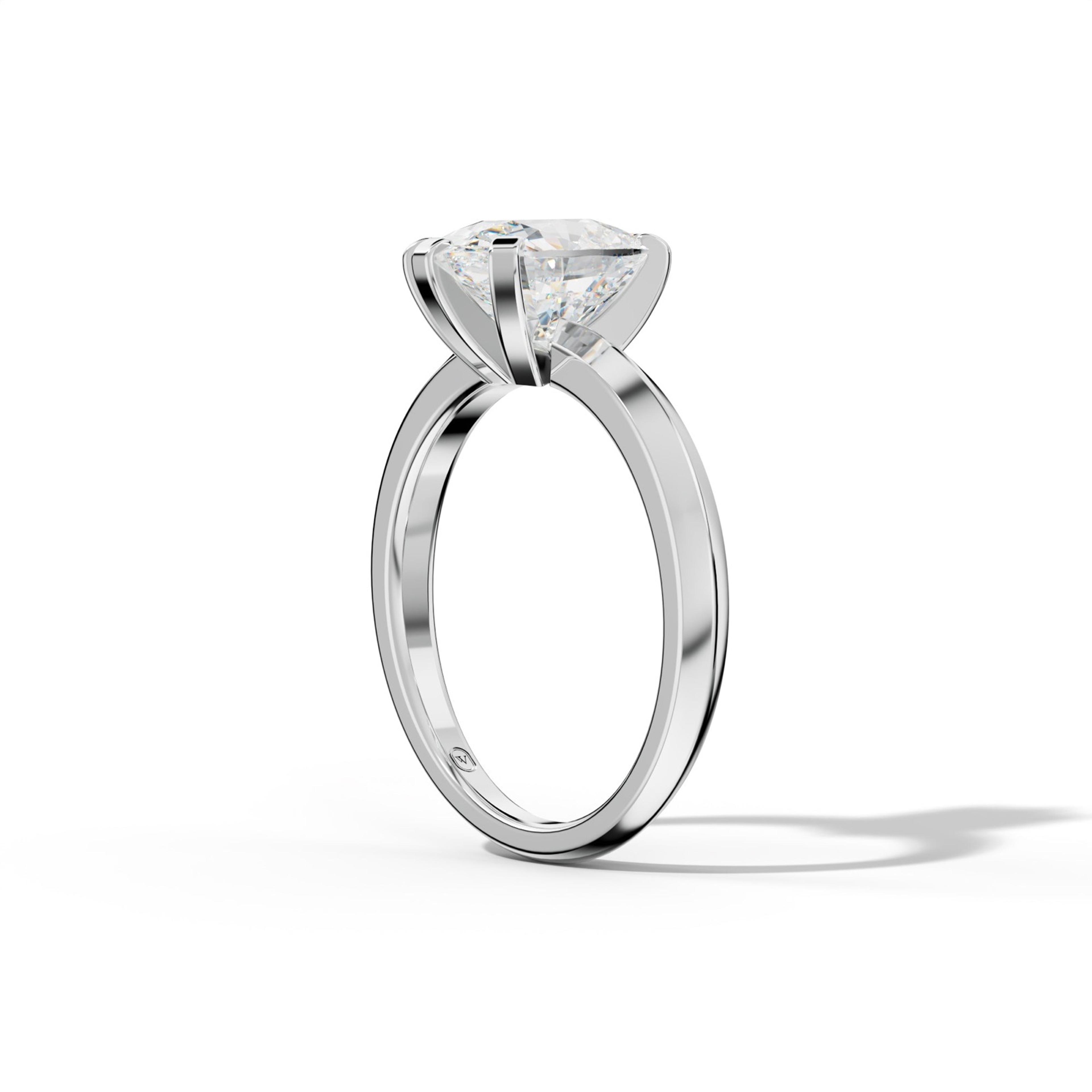 Lina Elongated Cushion Diamond  Engagement Ring