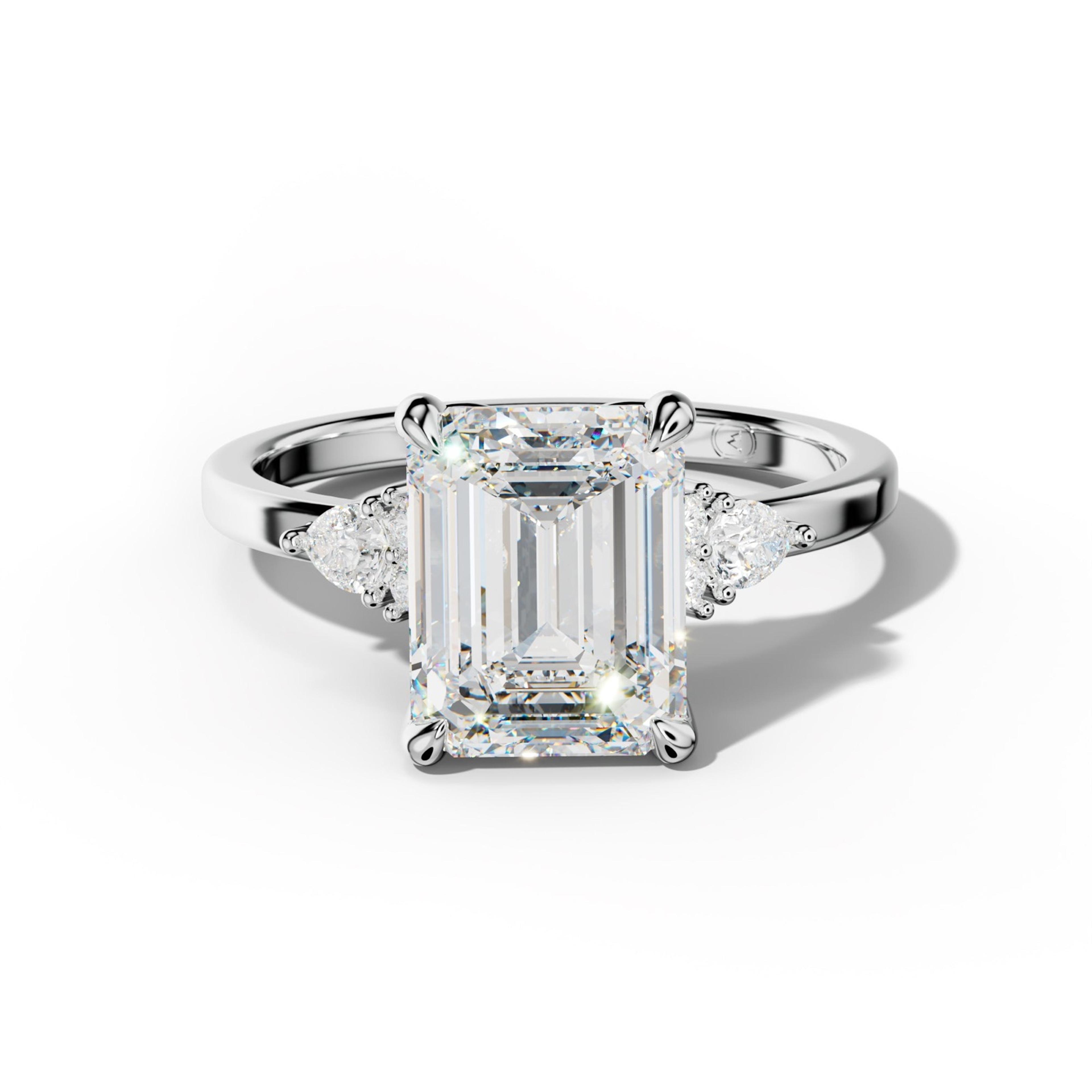 Sienna Emerald Cut Engagement Ring