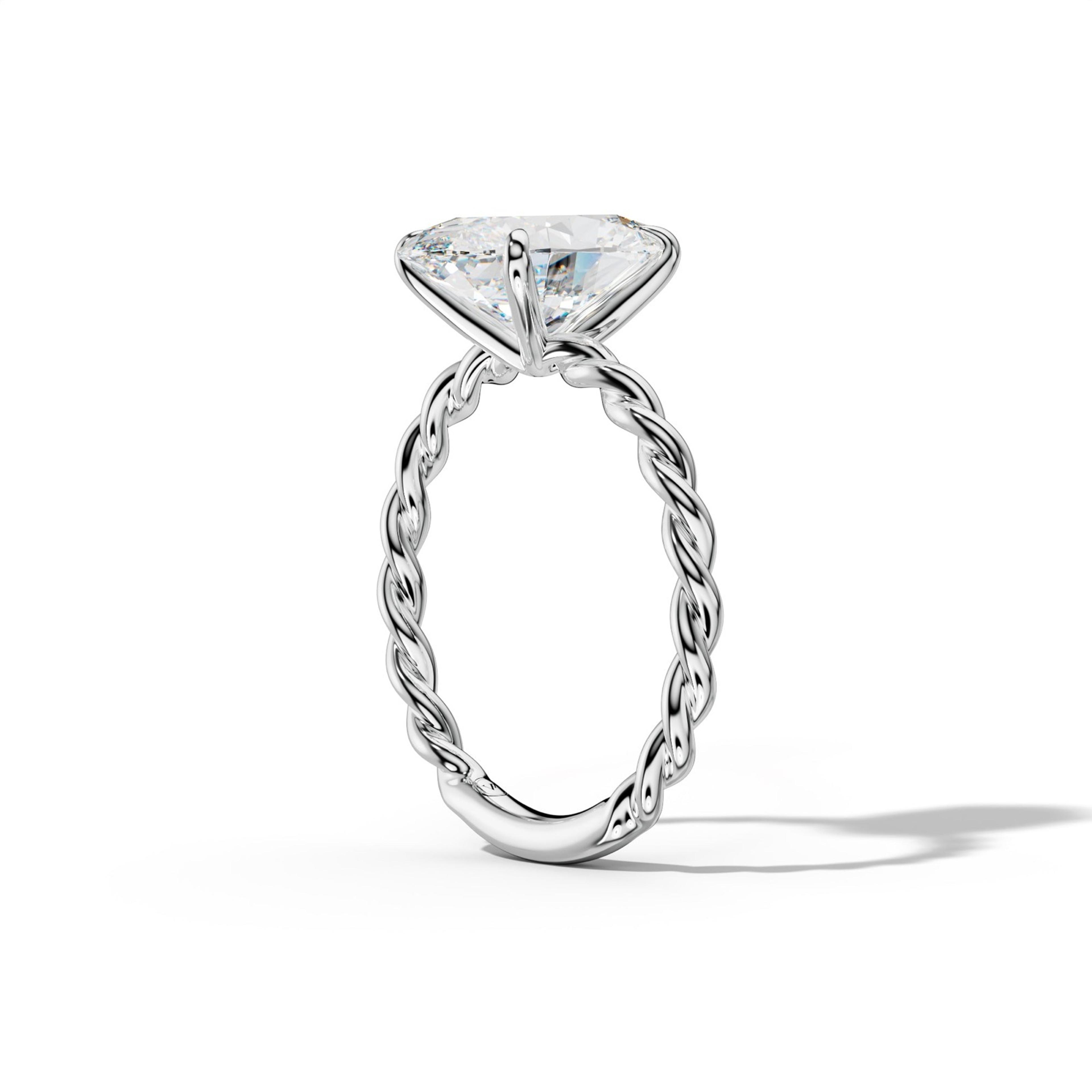 Sunny Oval Diamond Engagement Ring