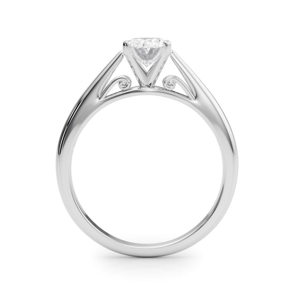 Katerina Oval Lab Grown Diamond Solitaire Engagement Ring IGI Certified