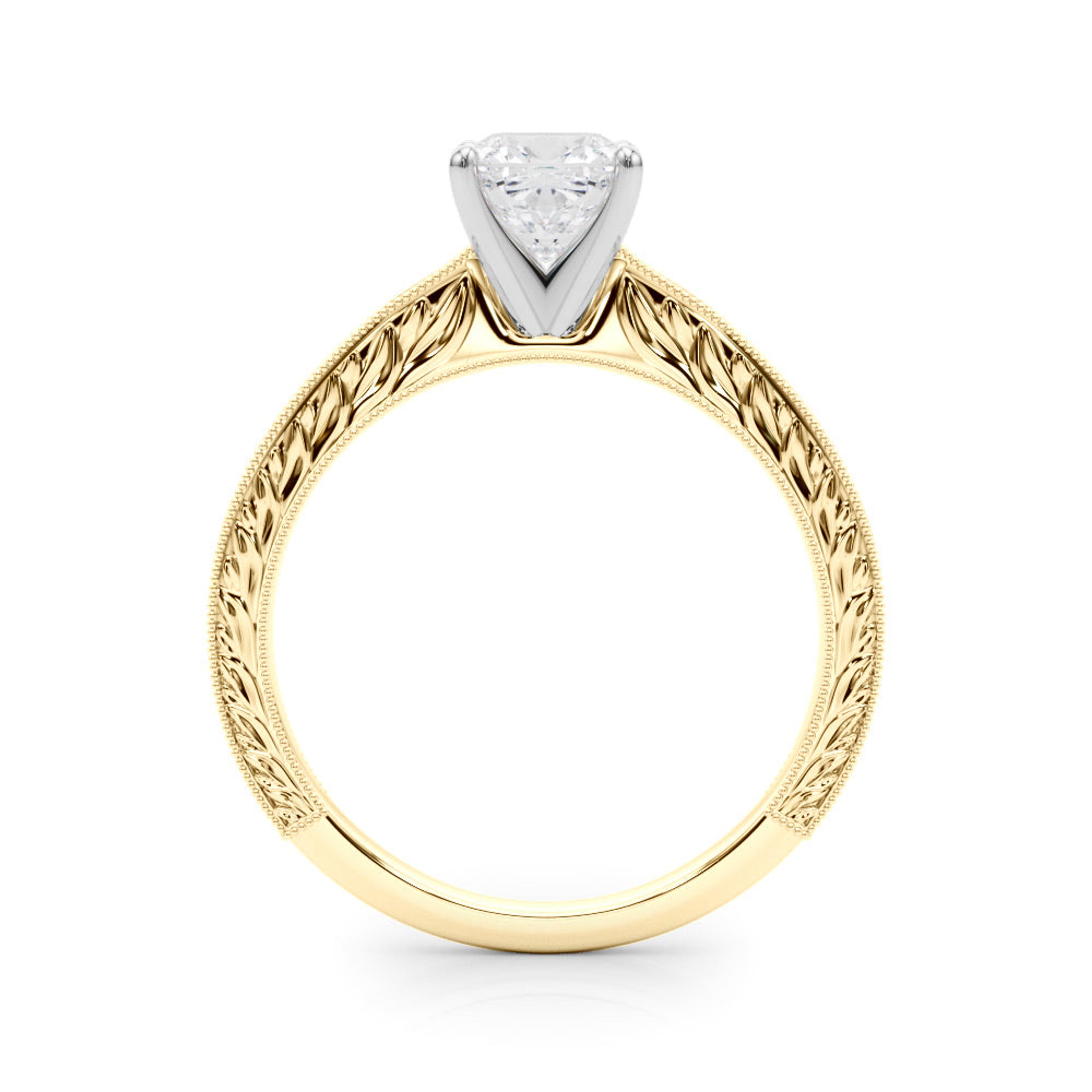 Victoria Cushion Diamond Solitaire Engagement Ring