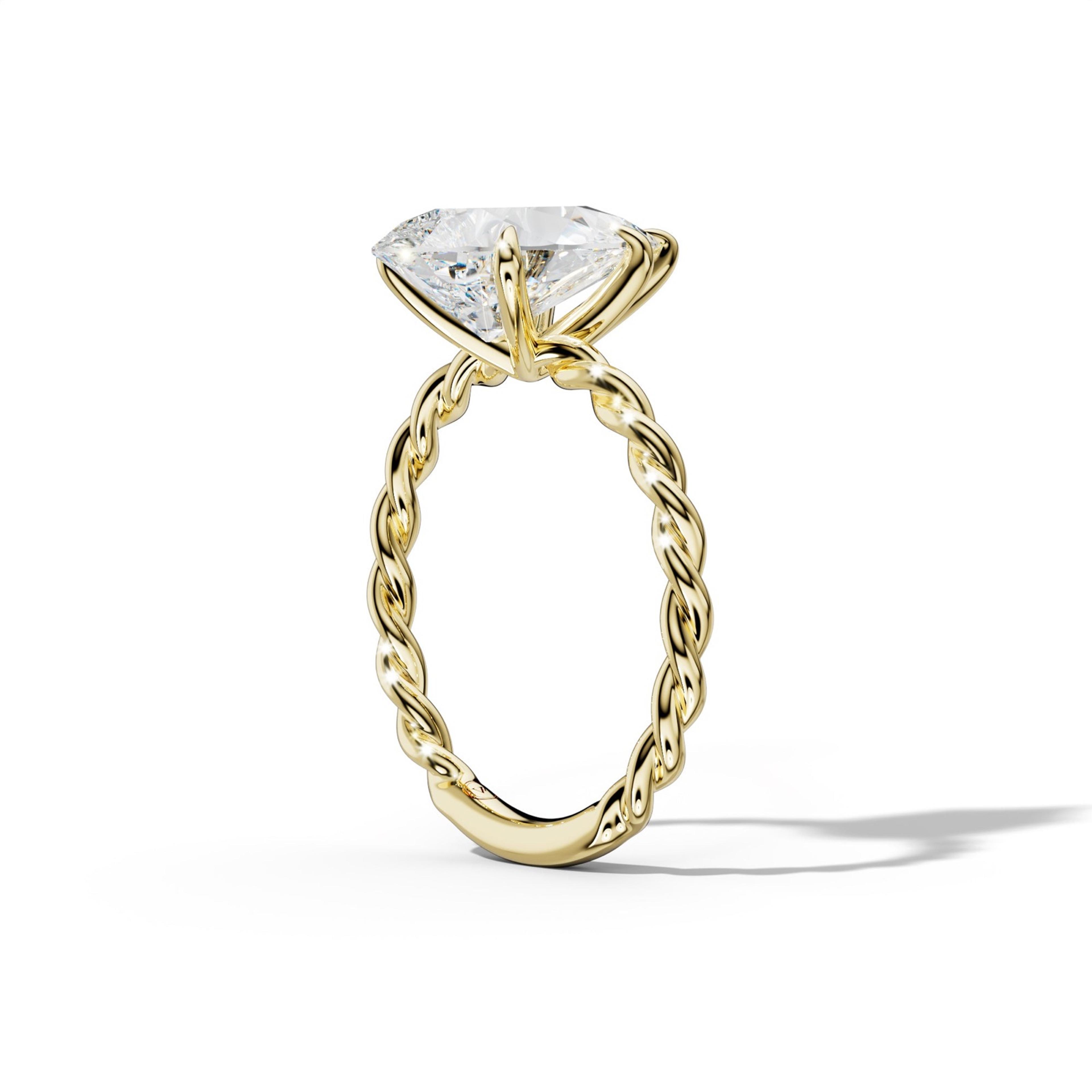 Sunny Pear Shape Engagement Ring