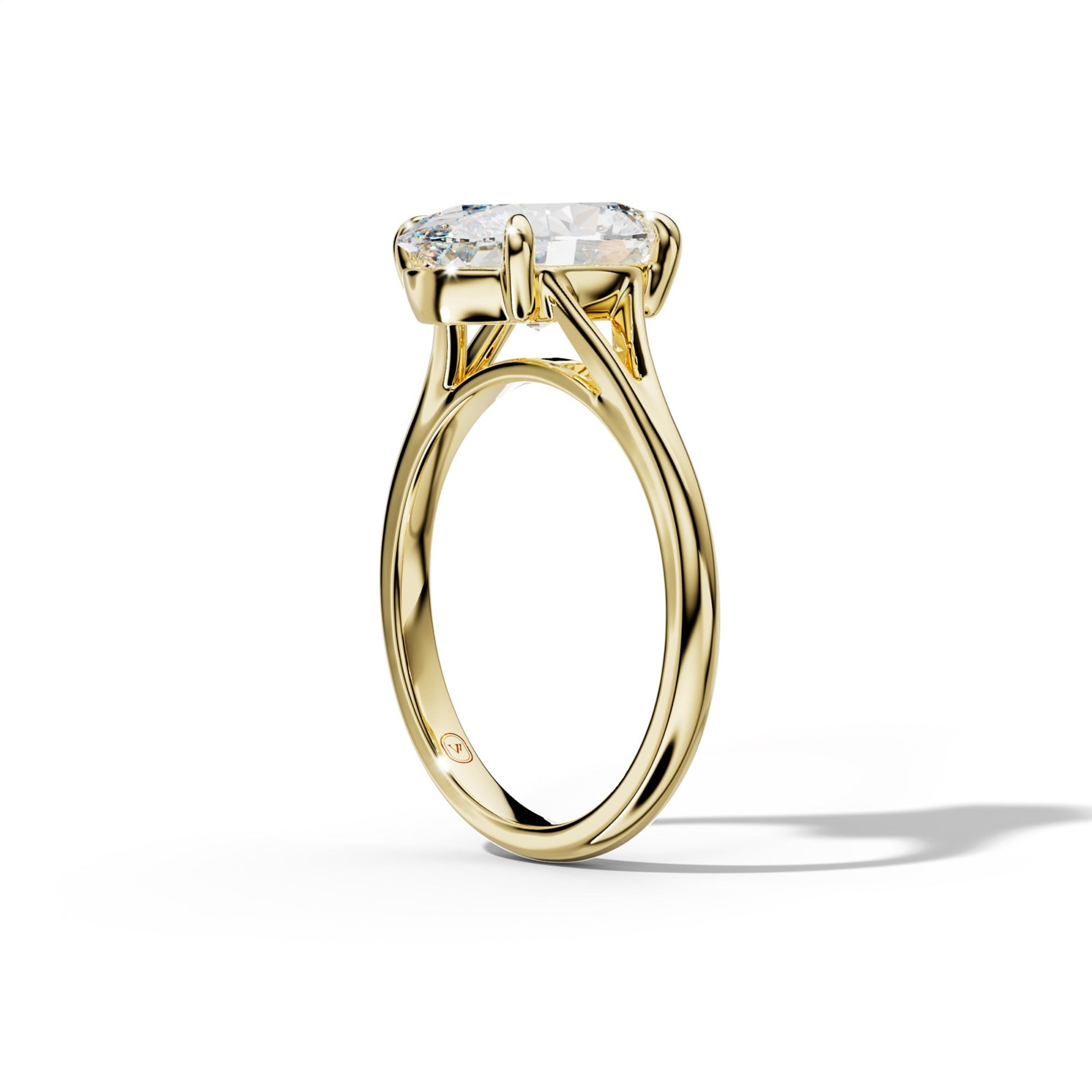 Jane Oval Diamond  Engagement Ring
