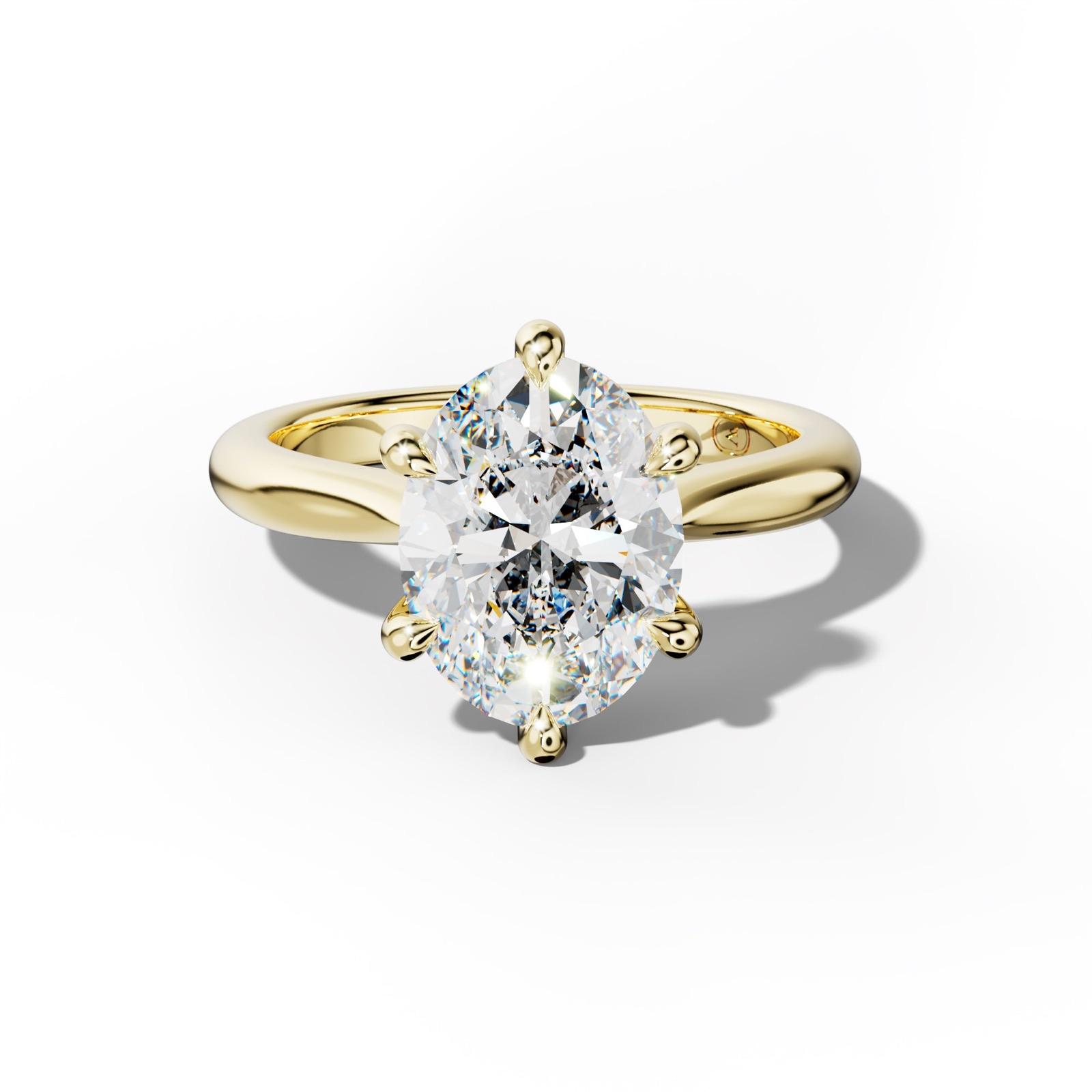 Miranda Oval Diamond Engagement Ring
