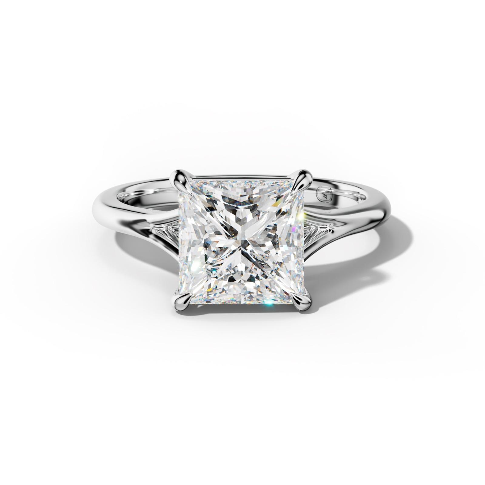 Jane Princess Cut Engagement Ring