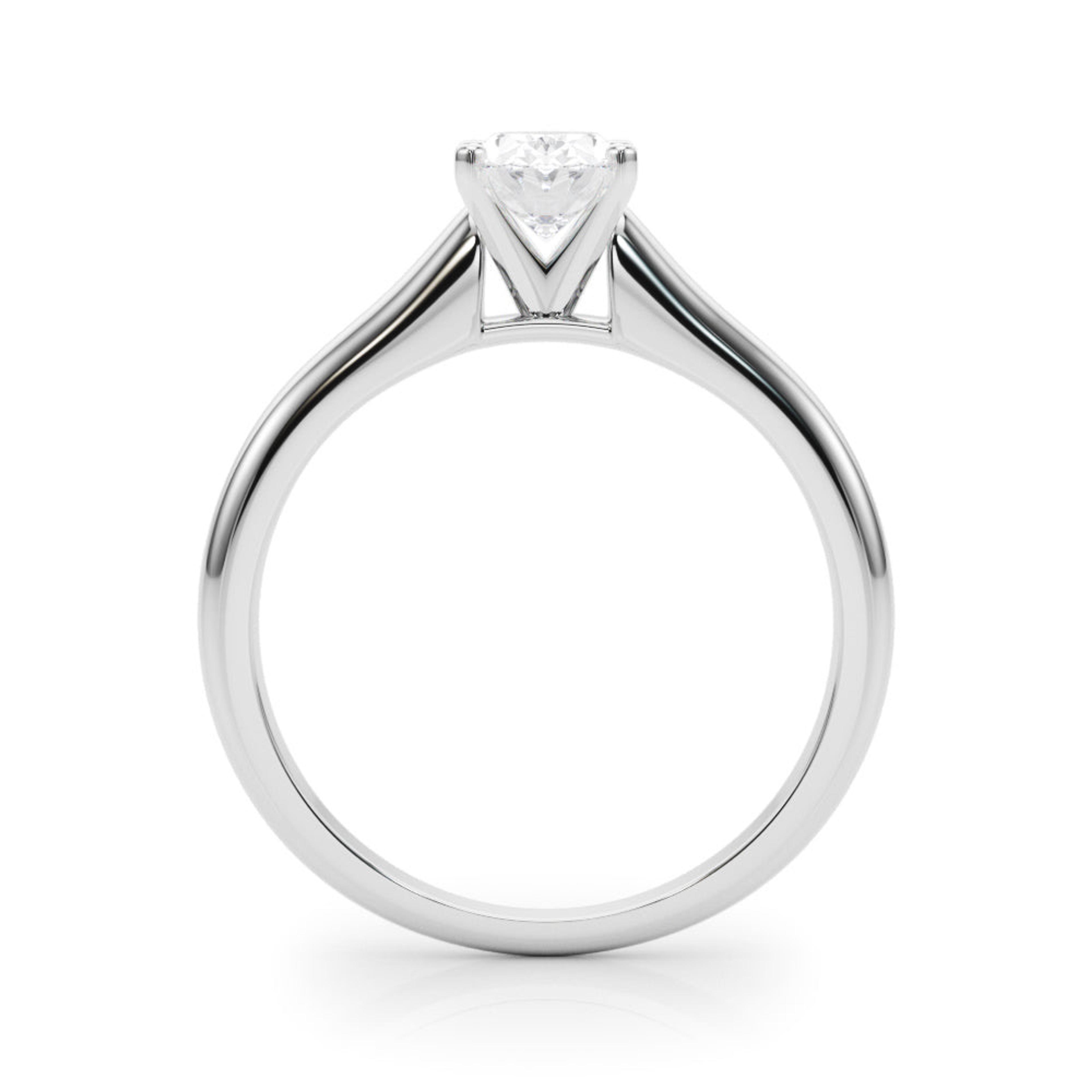Isabella Oval Diamond Solitaire Engagement Ring