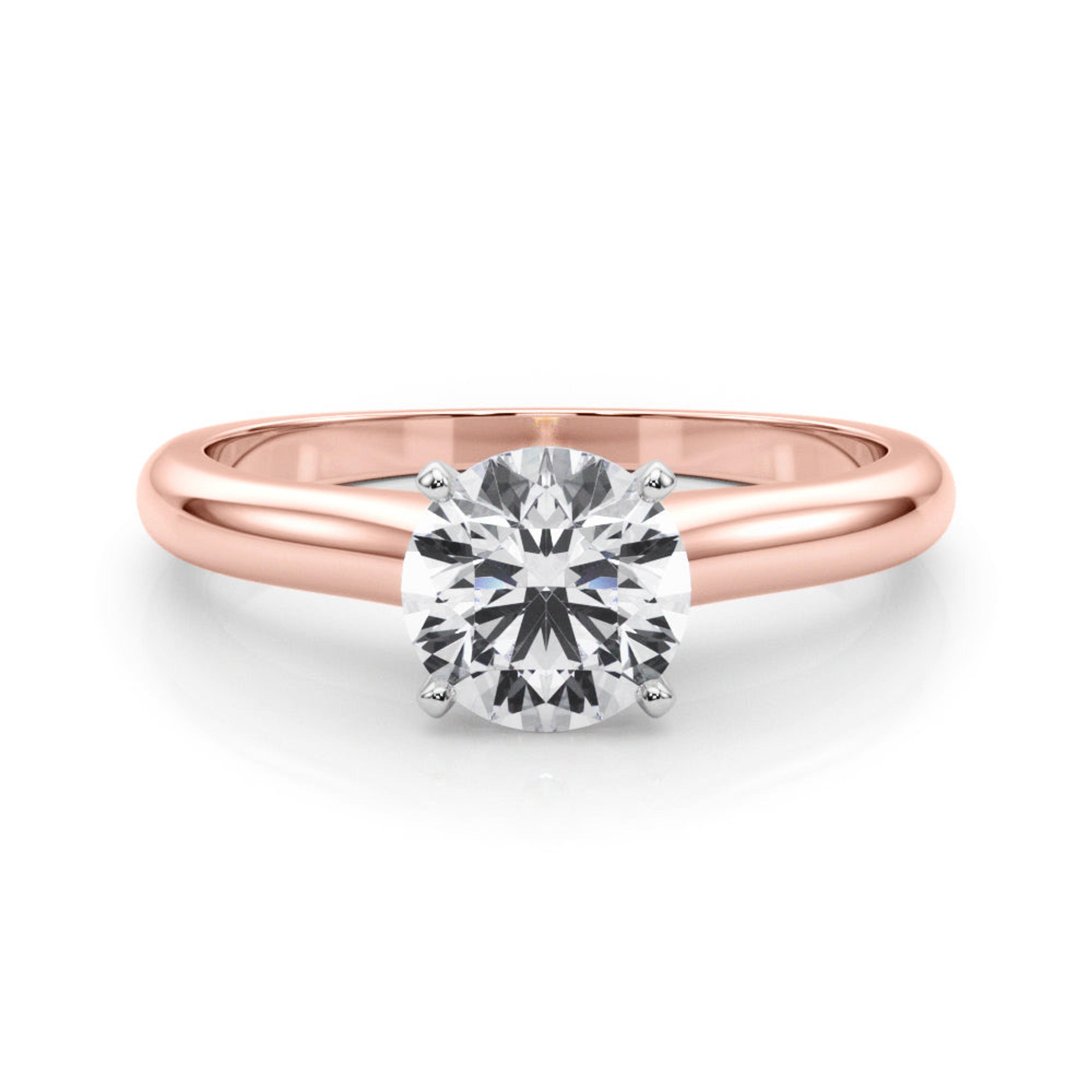 Isabella Round Diamond Solitaire Engagement Ring