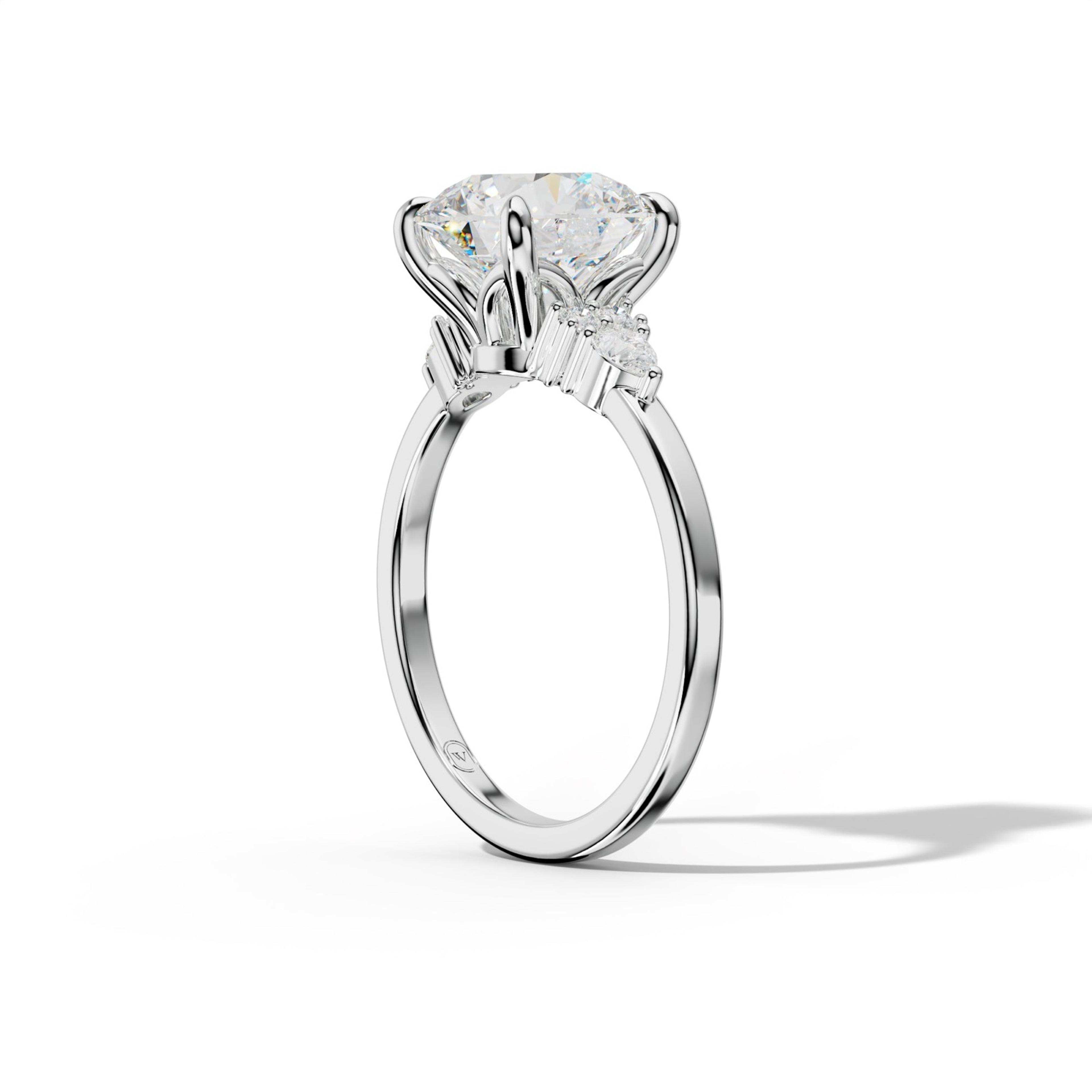 Sienna Round Diamond Engagement Ring