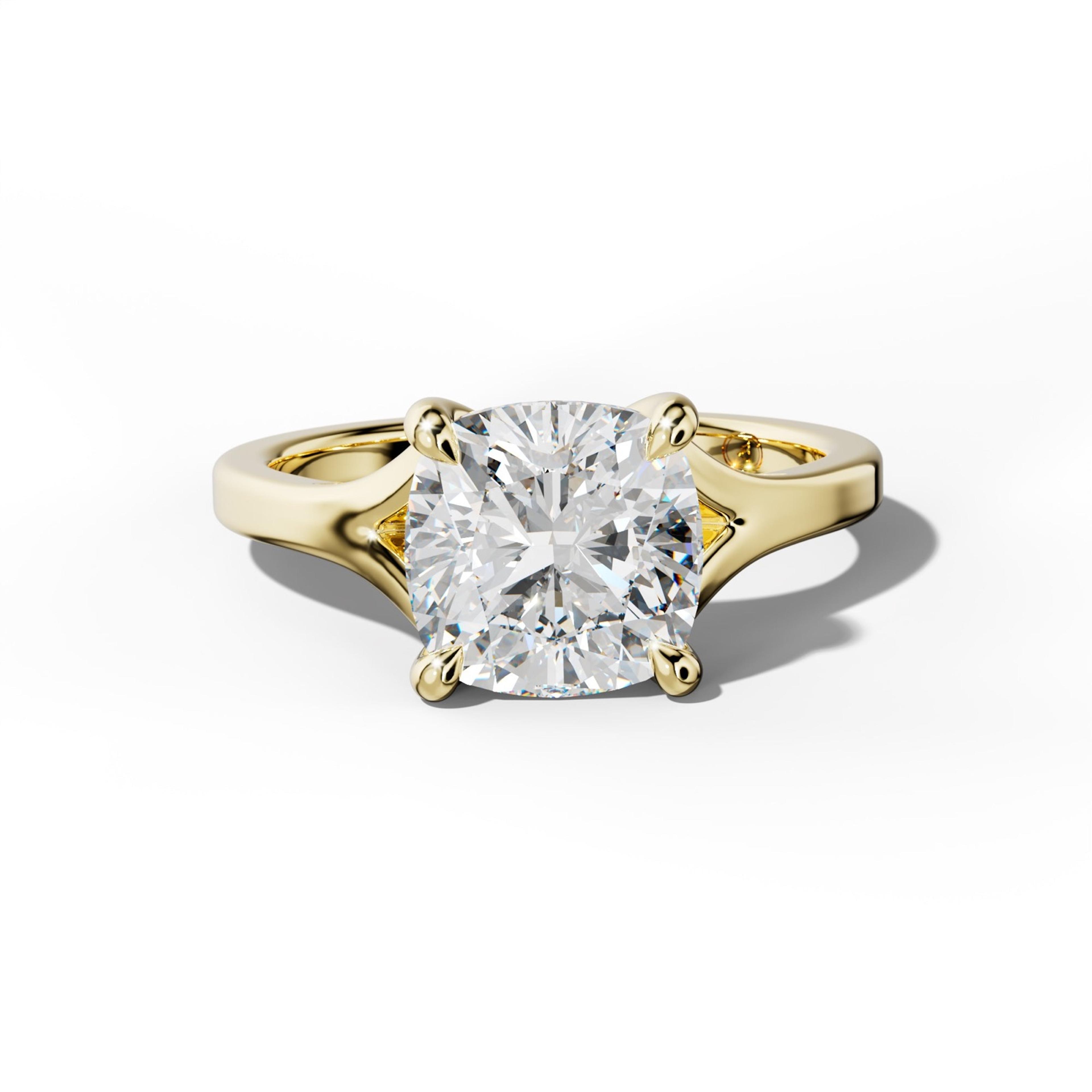 Alicia Cushion Diamond Engagement Ring