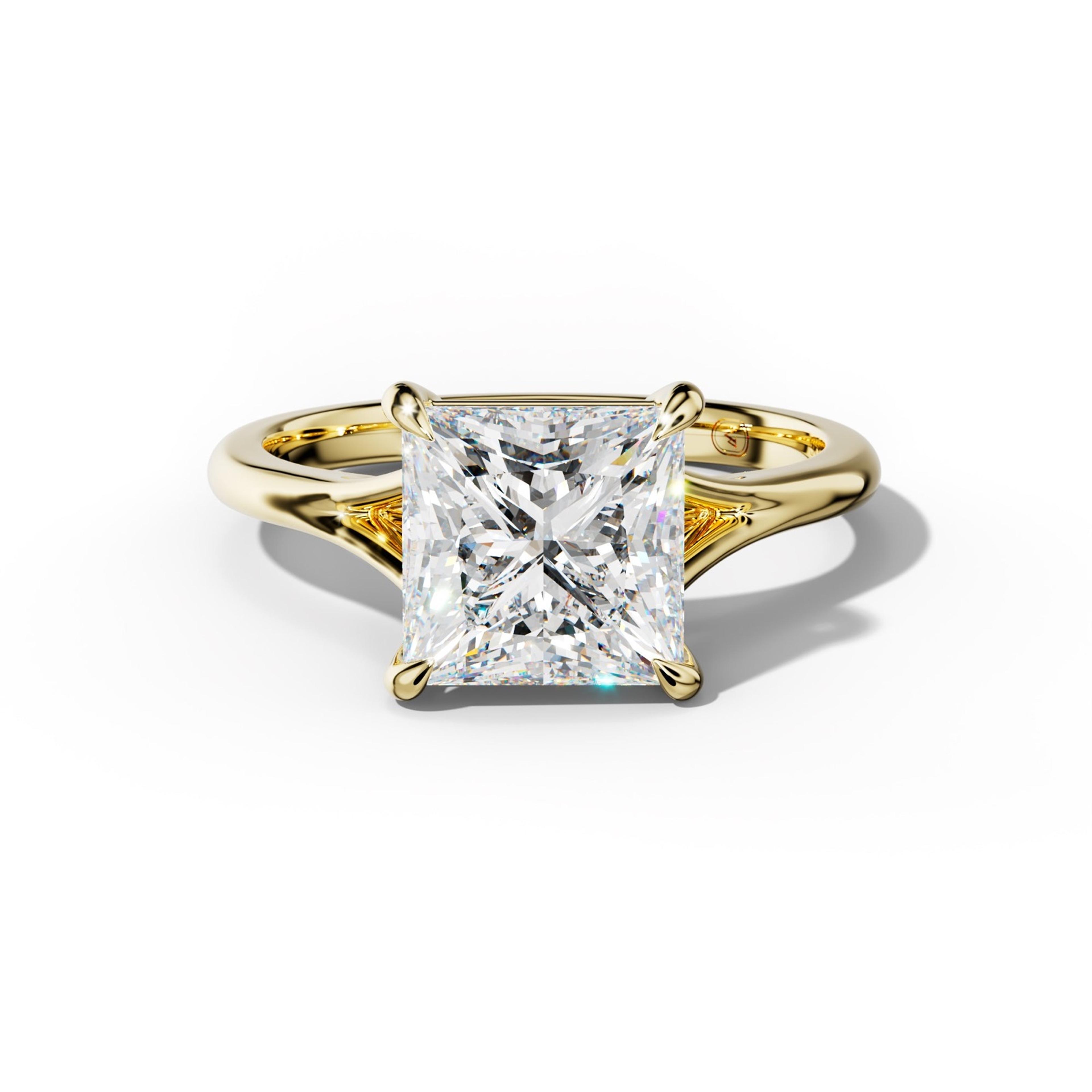 Jane Princess Cut Engagement Ring
