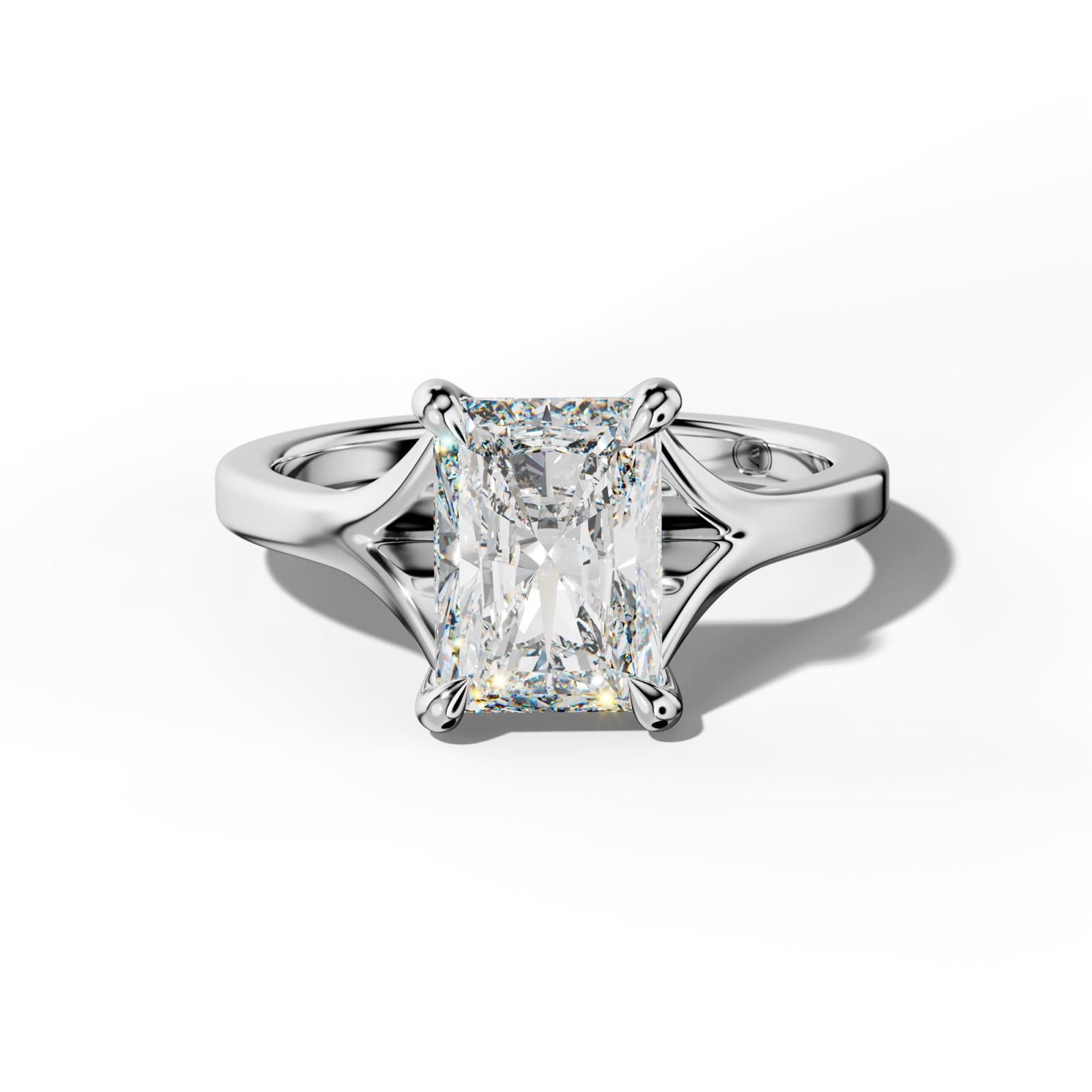 Alicia Radiant Diamond Engagement Ring