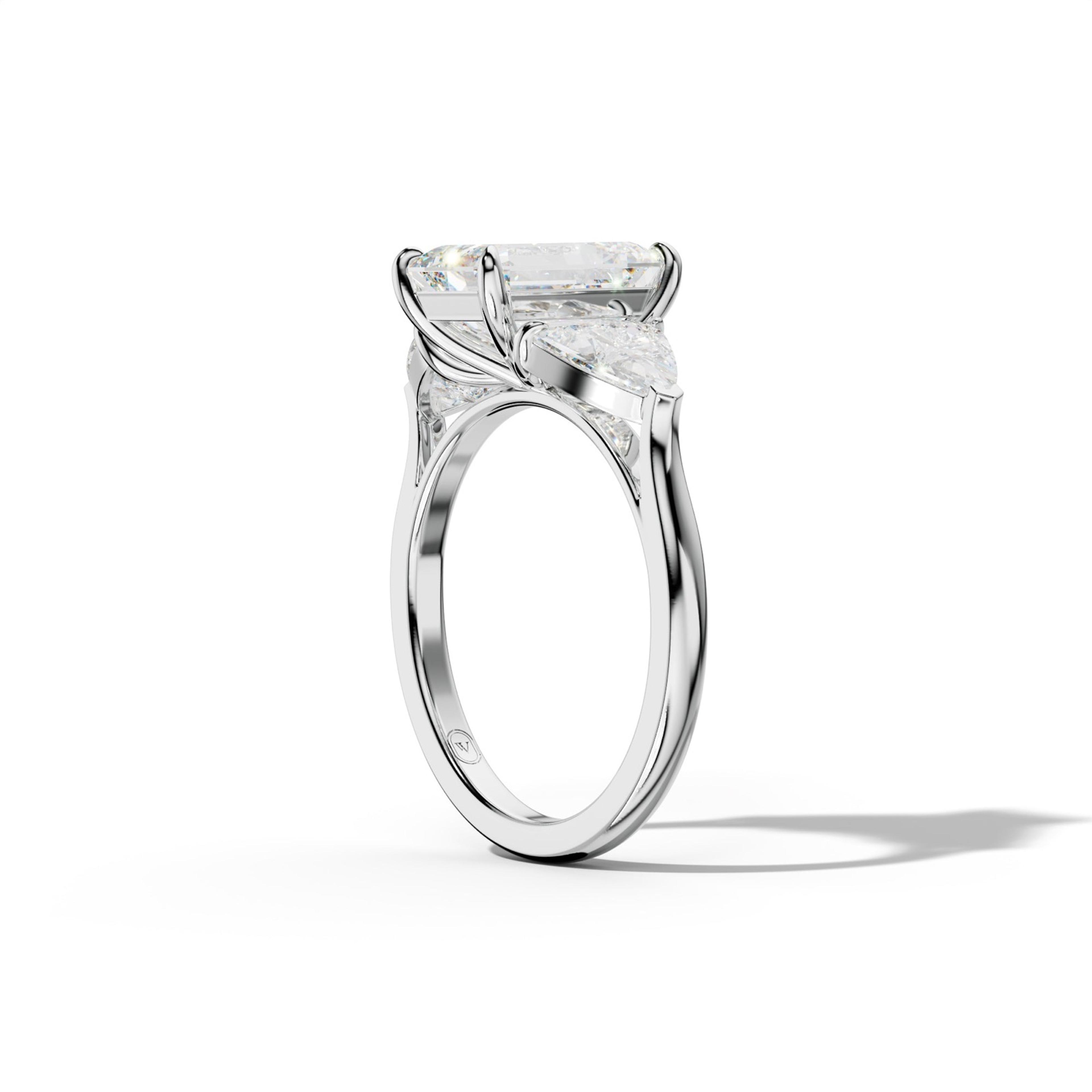 Ivy Emerald Cut Engagement Ring