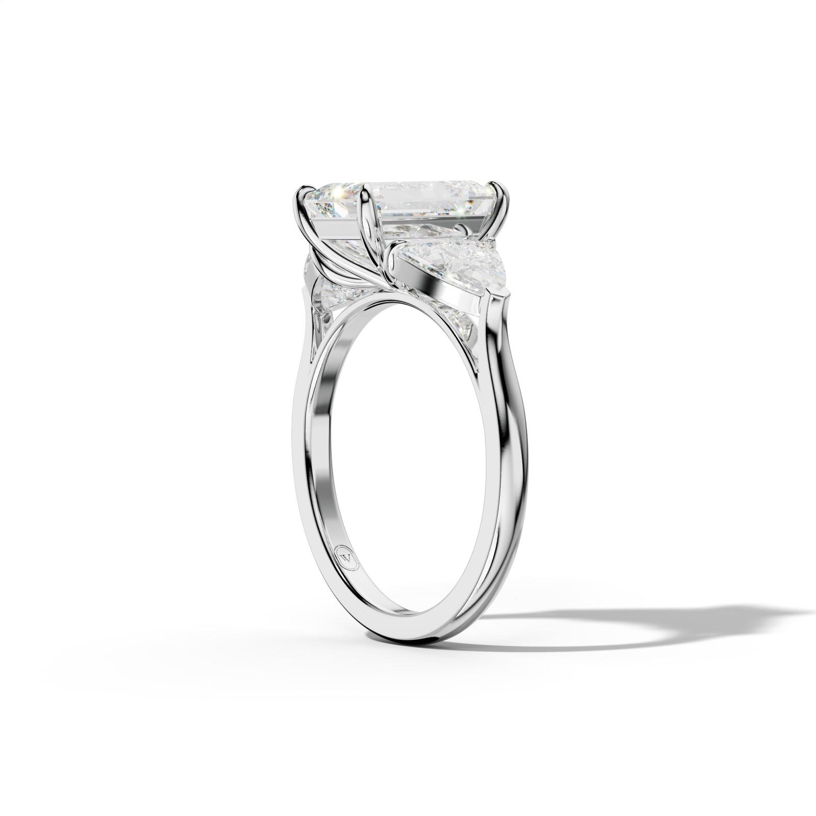 Ivy Emerald Cut Engagement Ring