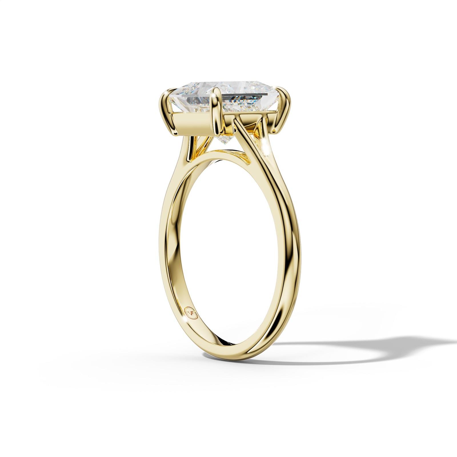 Jane Princess Cut Engagement Ring