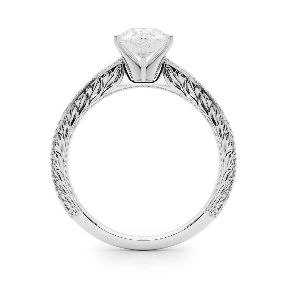 Victoria Pear Diamond Solitaire Engagement Ring