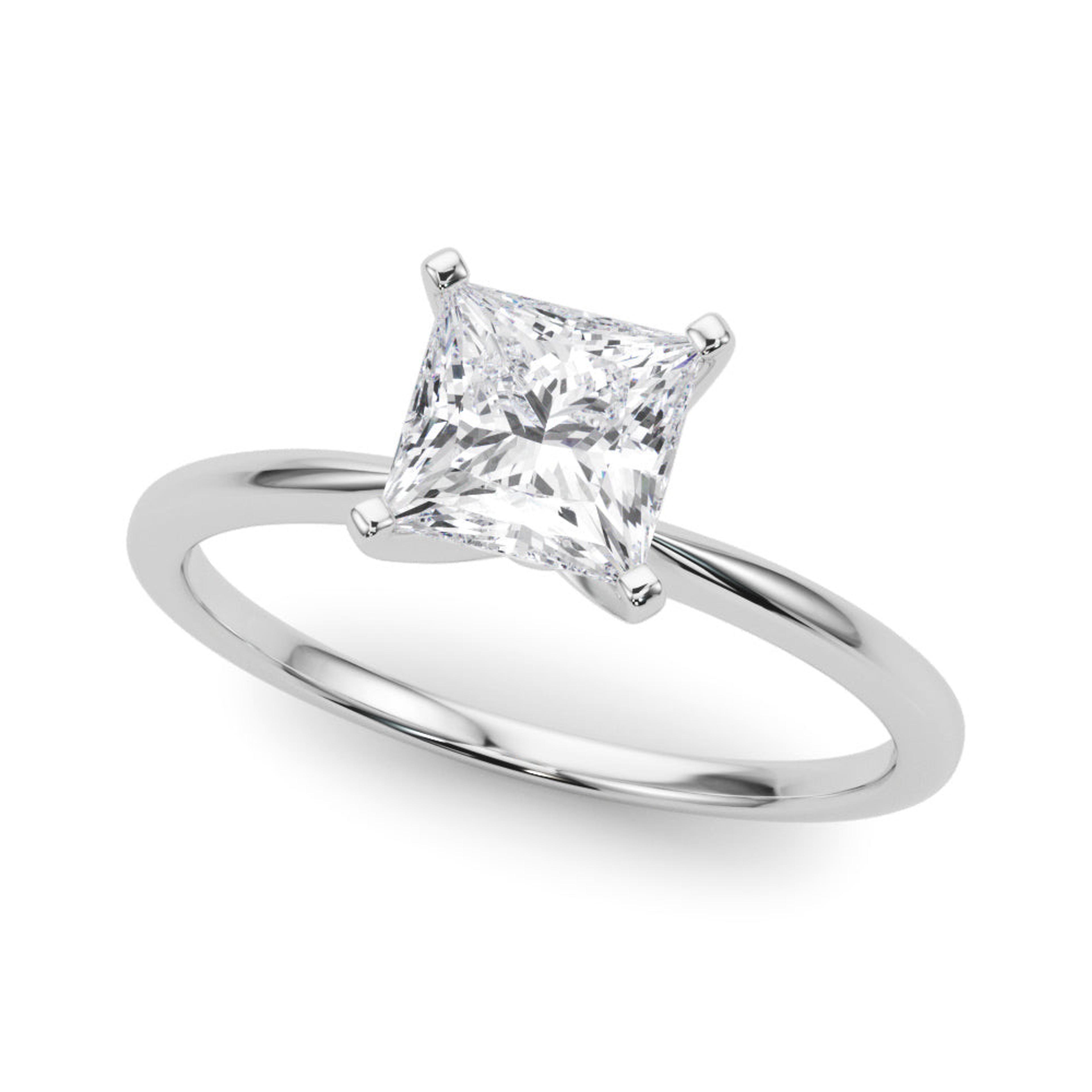 Angelica Princess Solitaire Engagement Ring IGI Certified