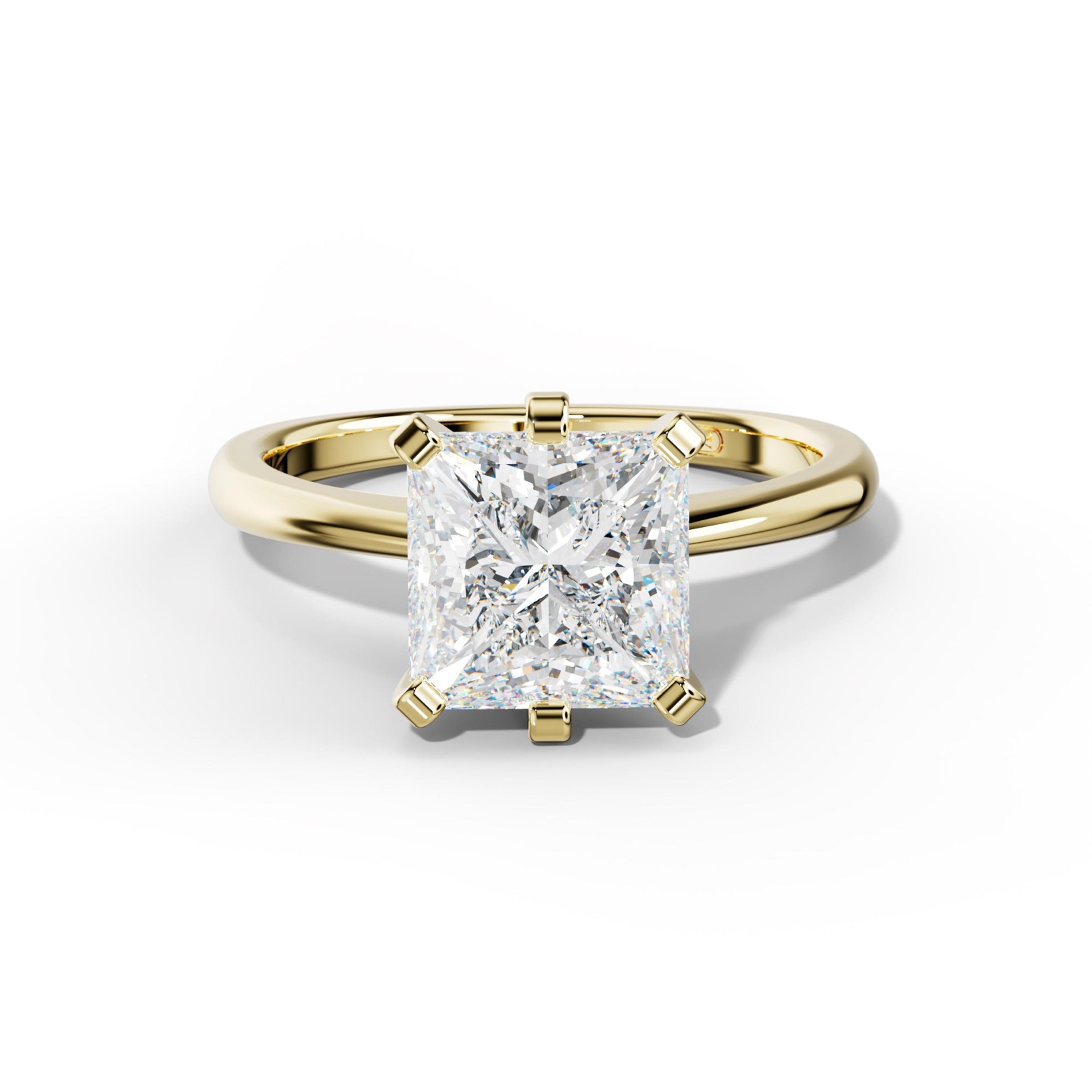 Molly Princess Cut Engagement Ring