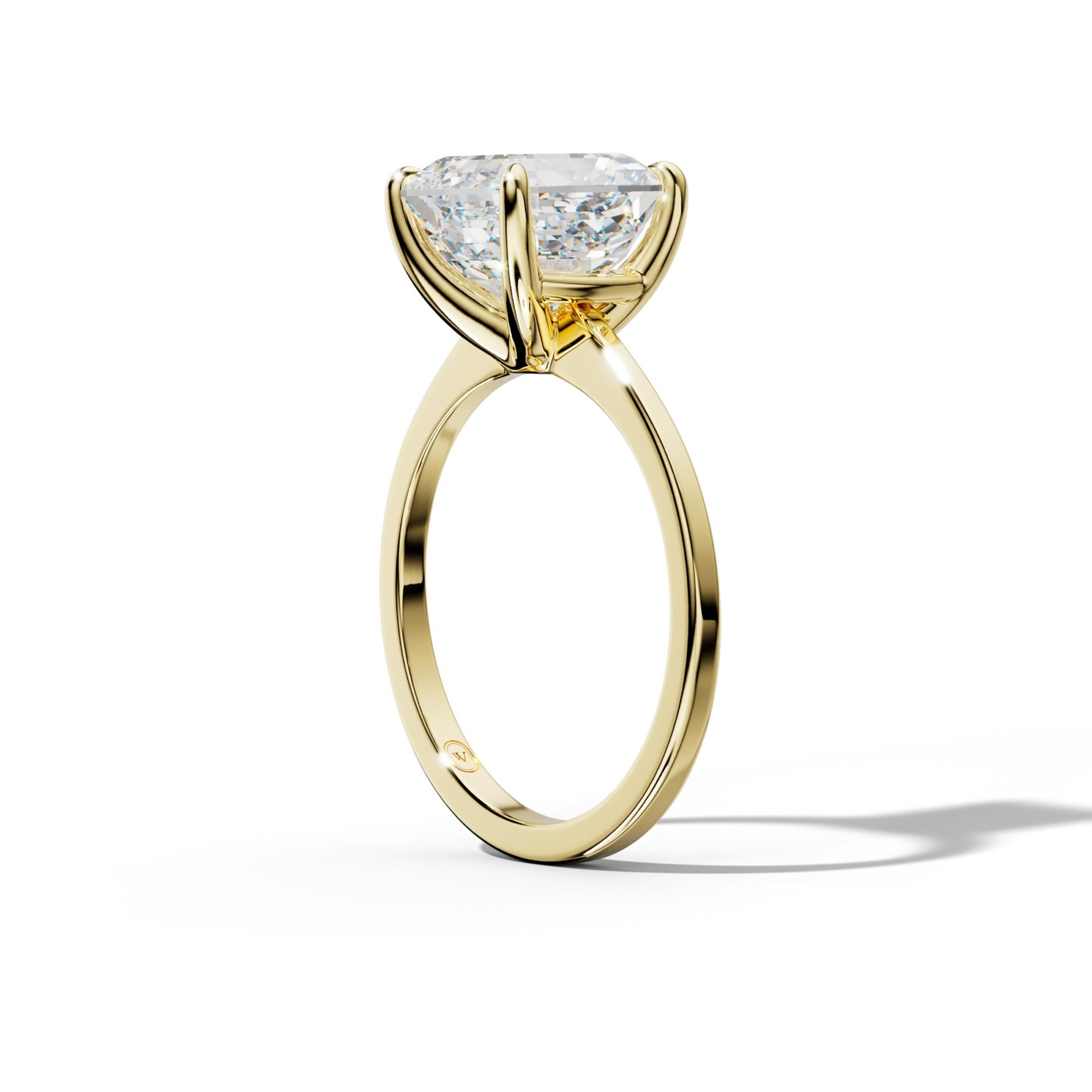 Camila Asscher Cut  Engagement Ring