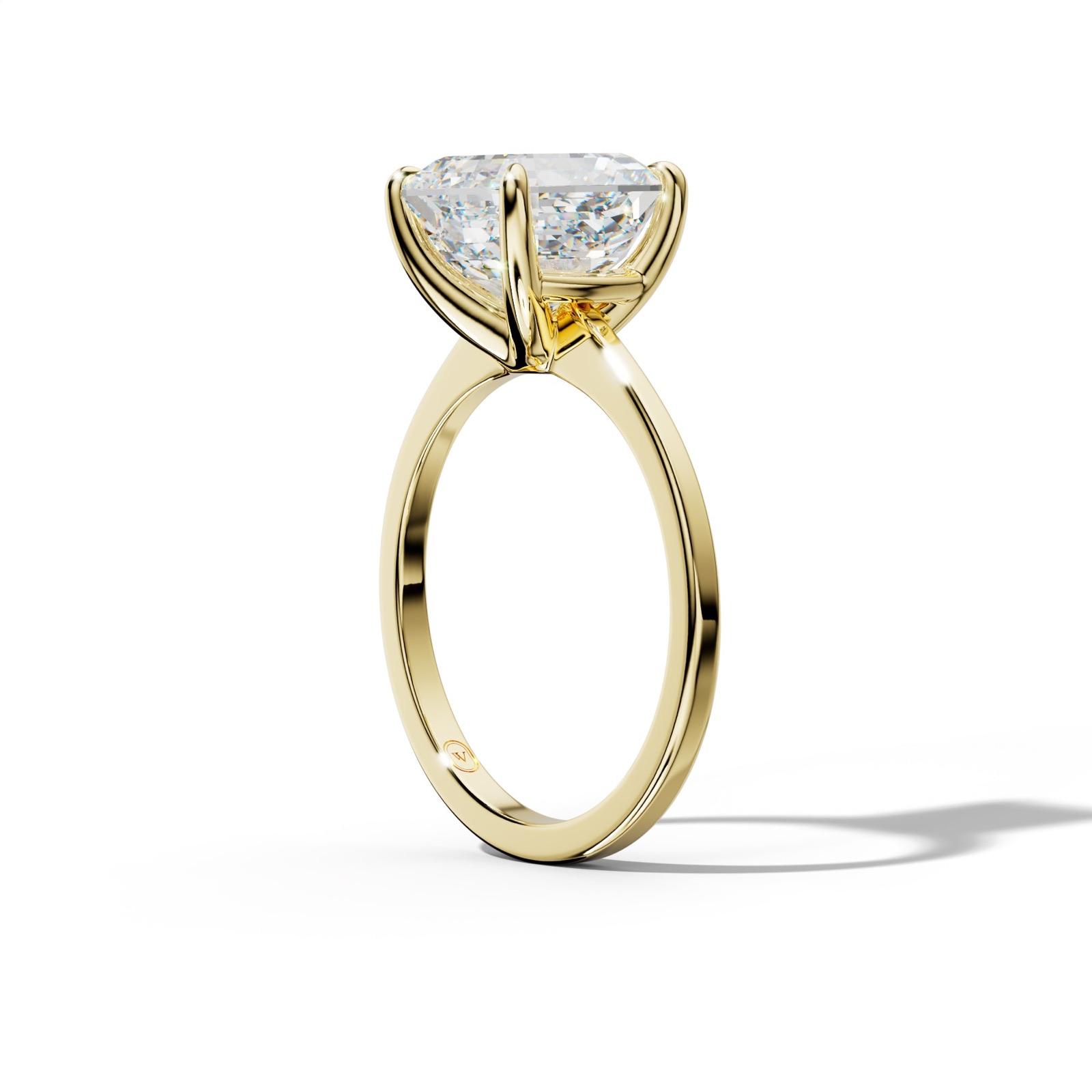 Camila Asscher Cut Engagement Ring