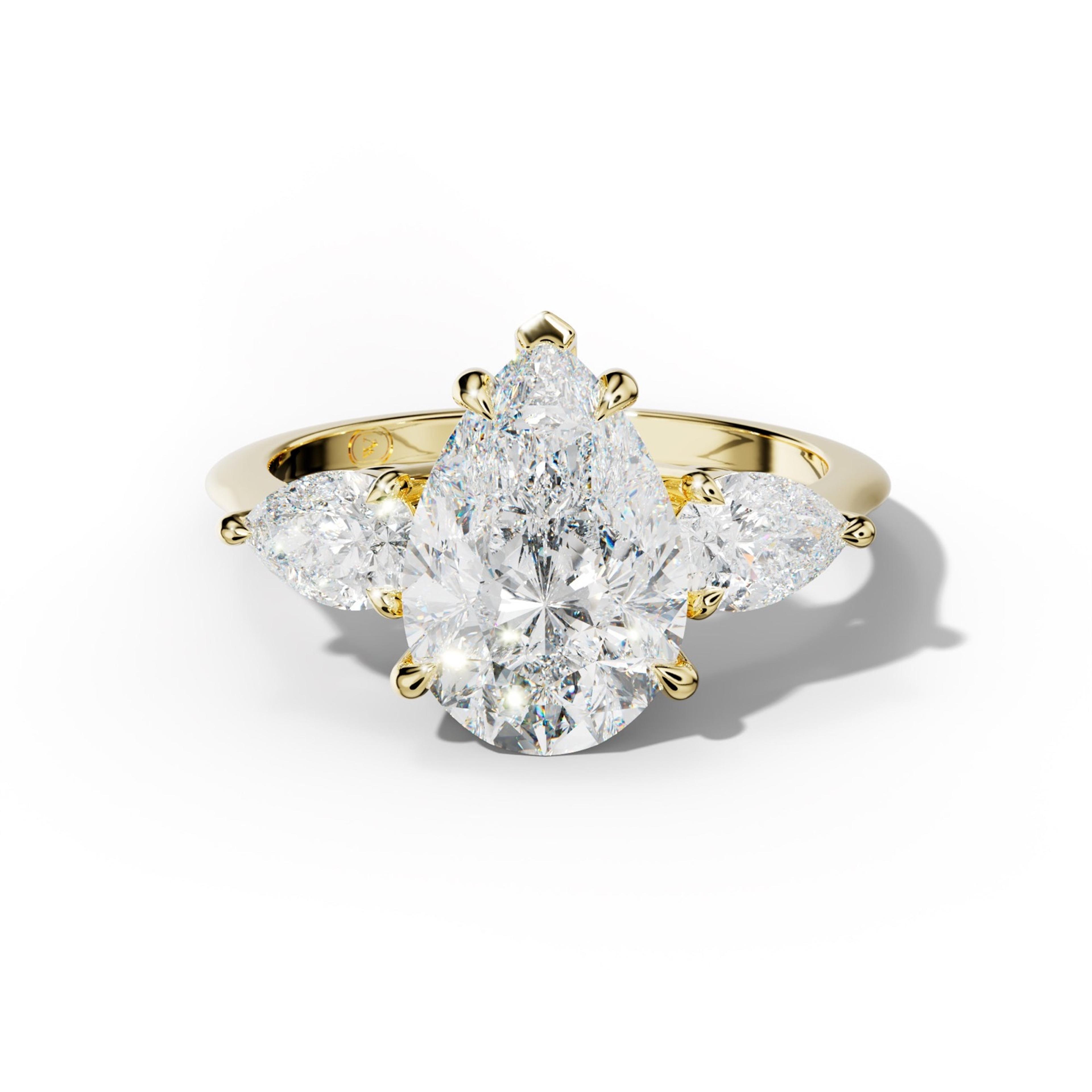 Hannah Pear Shape Diamond Engagement Ring
