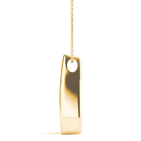 0.45 ctw Round Diamond Three Stone Necklace Pendant-VIRABYANI