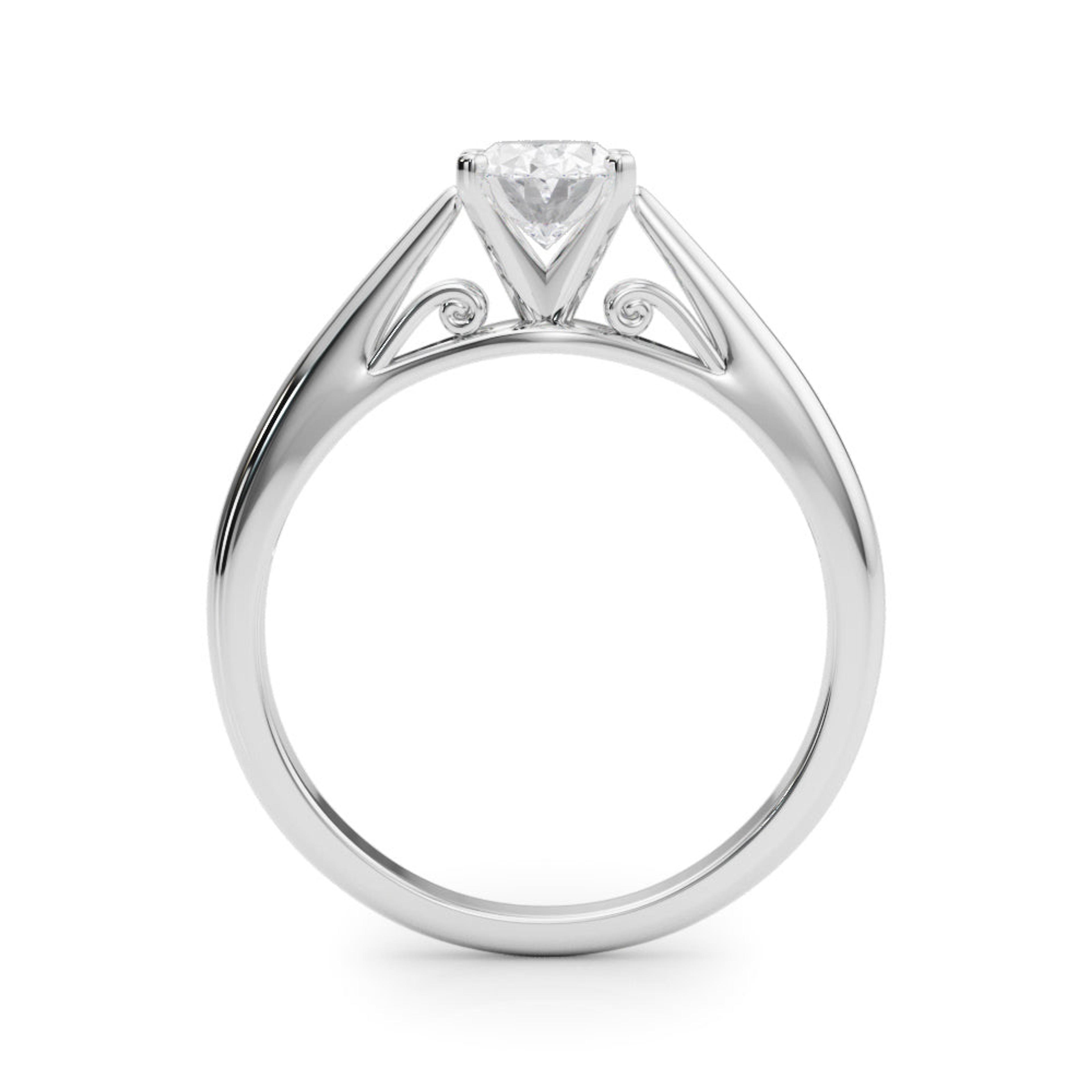 Katerina Oval Diamond Solitaire Engagement Ring