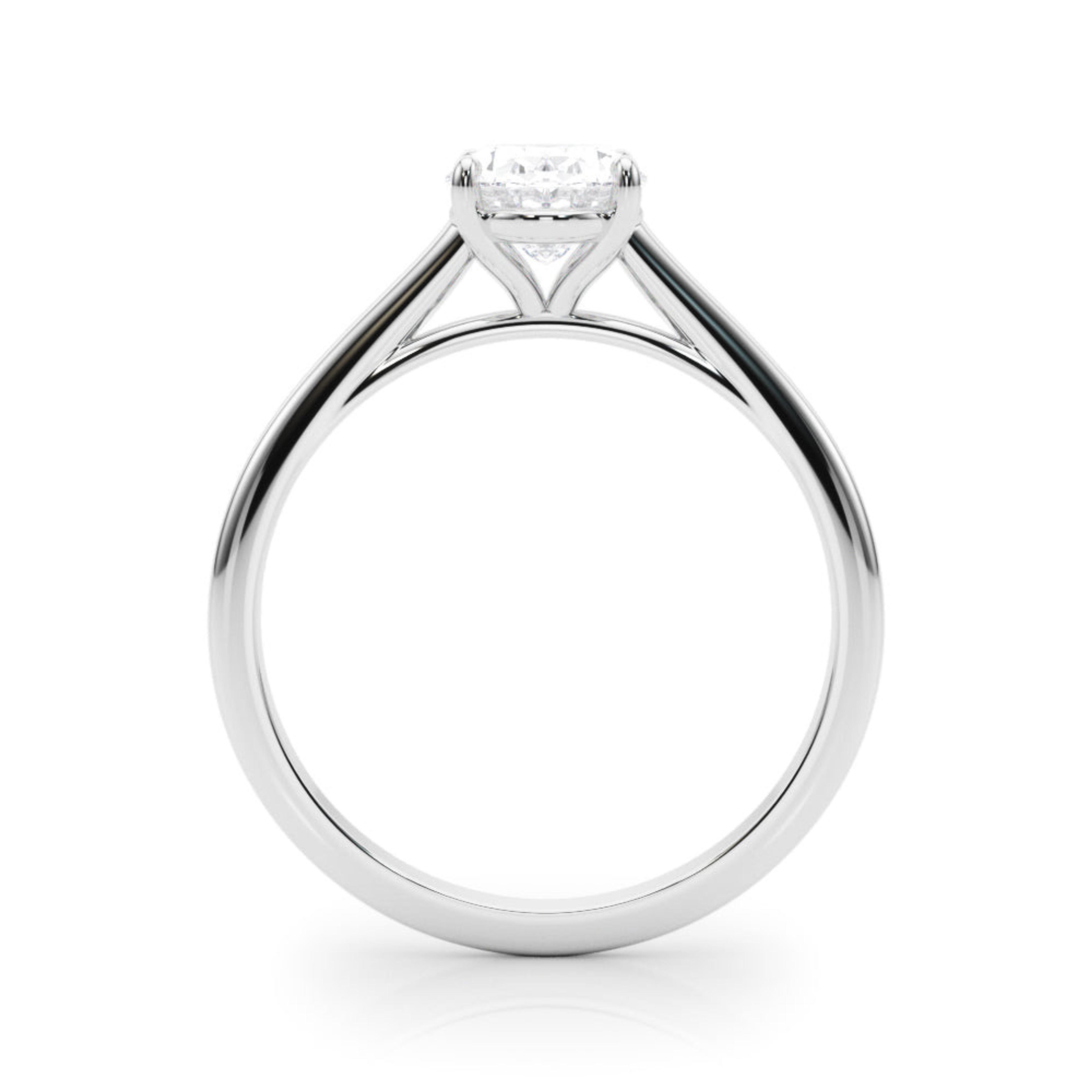 Amelia Oval Lab Grown Diamond Solitaire Engagement Ring IGI Certified
