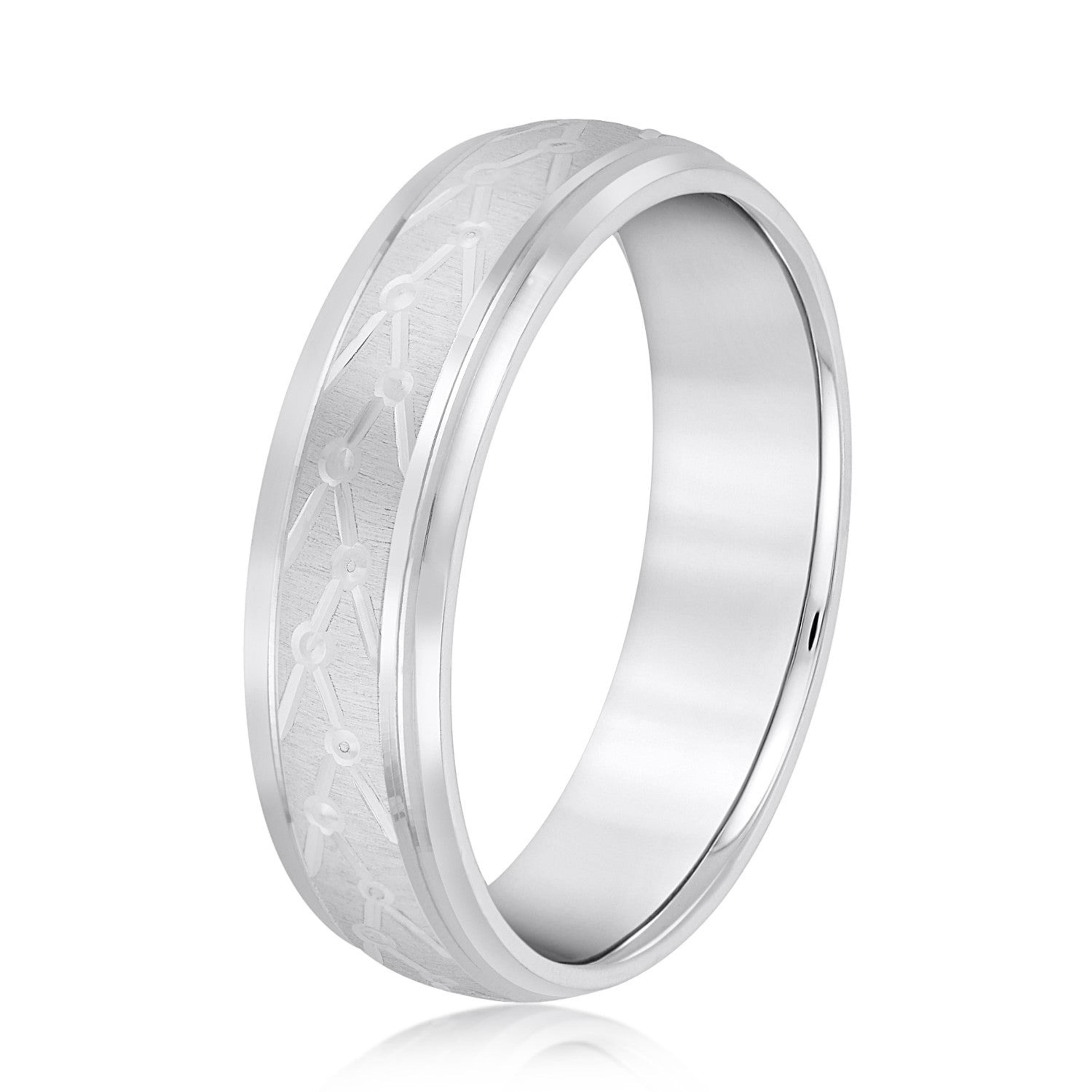Men’s Unique Structured Pattern Design Band