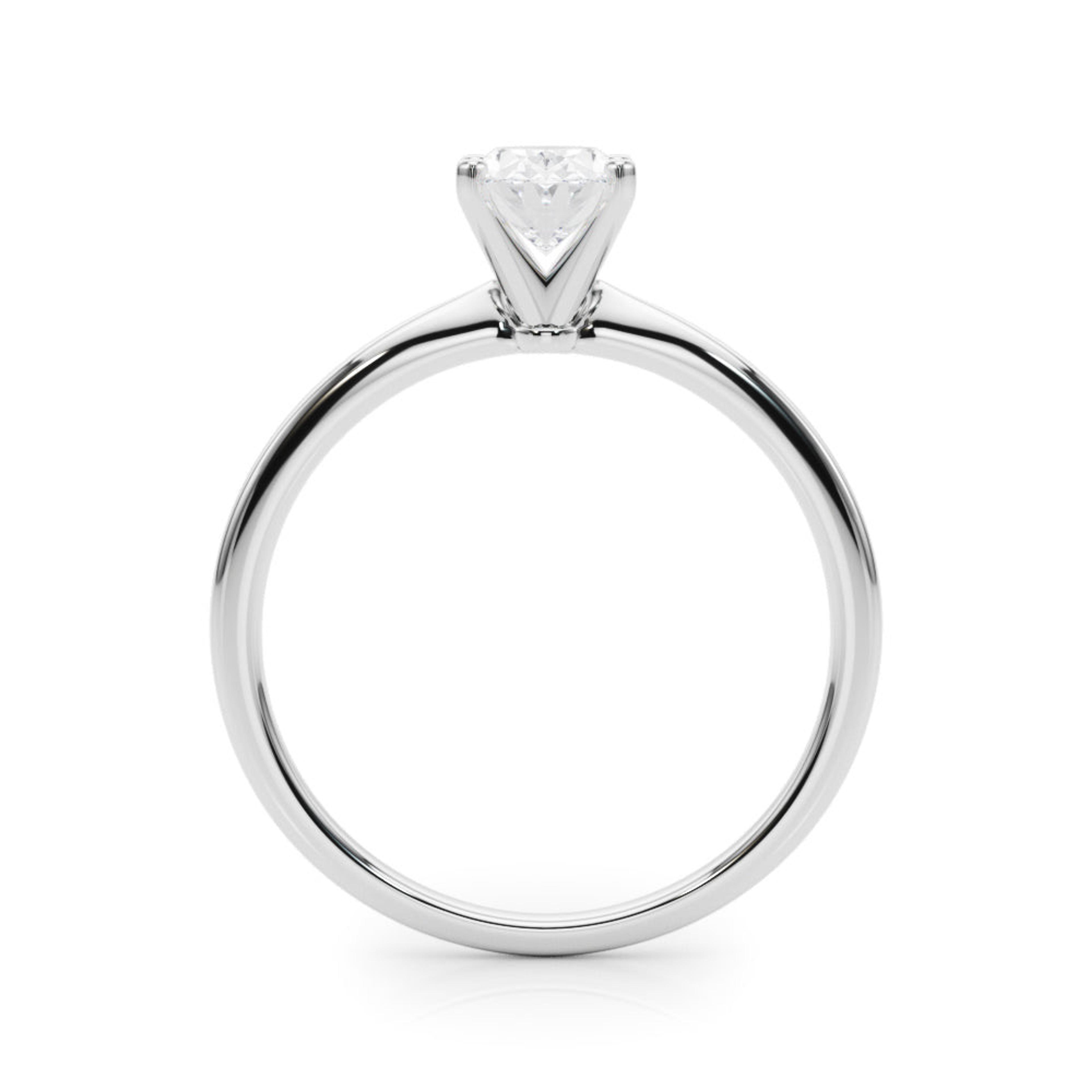 Angelica Oval Lab Grown Diamond Solitaire Engagement Ring IGI Certified