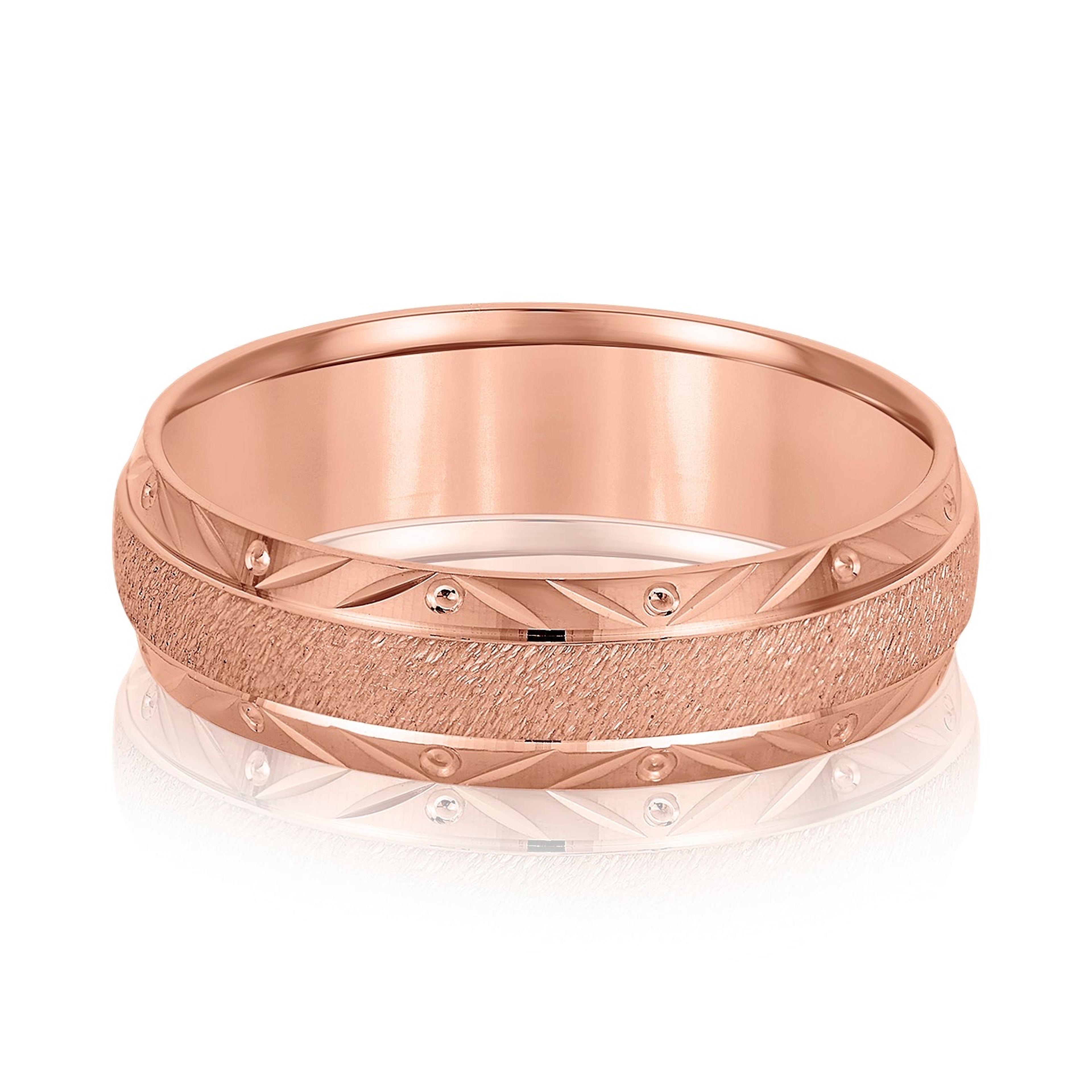 Men's Leaf and Drop Band