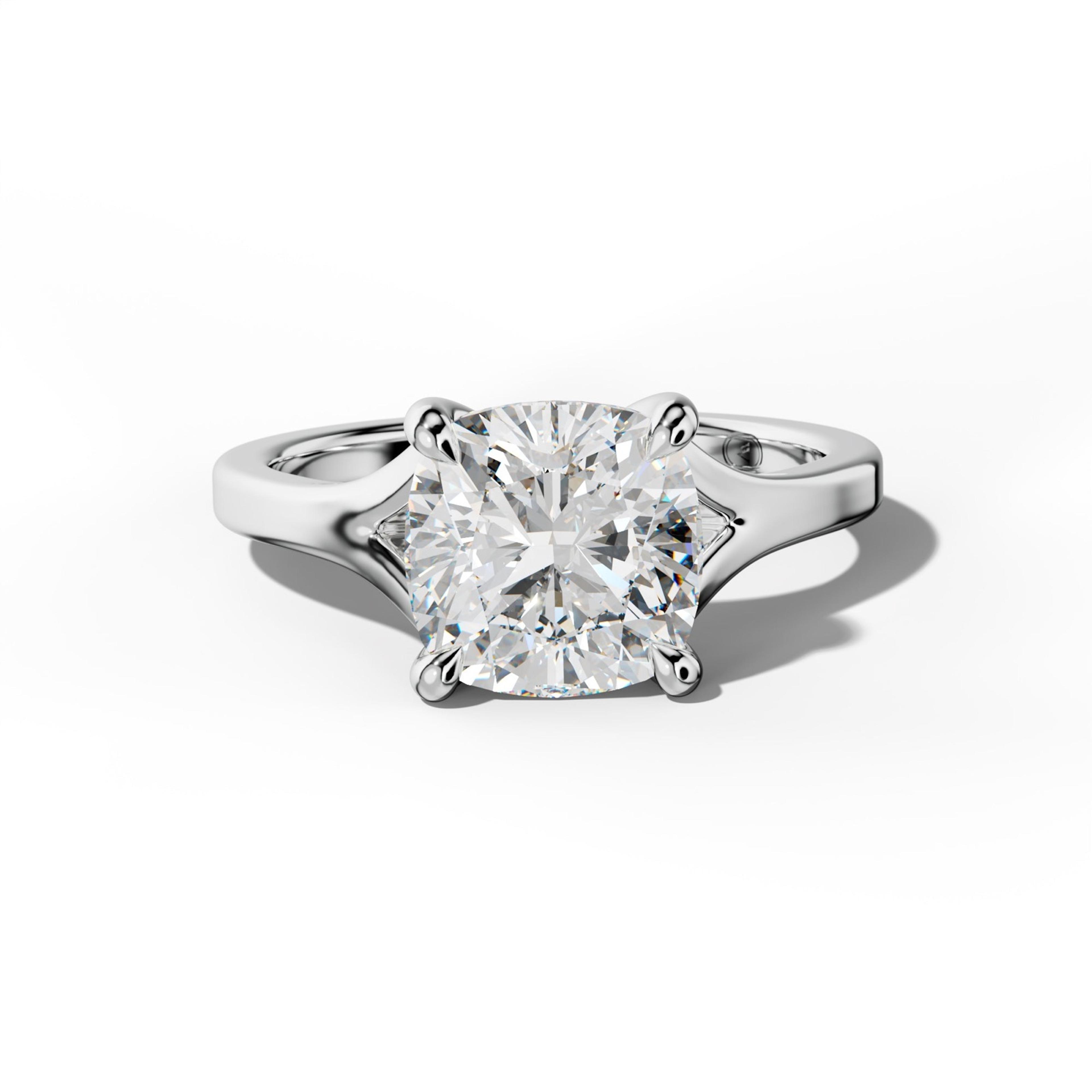 Alicia Cushion Diamond Engagement Ring