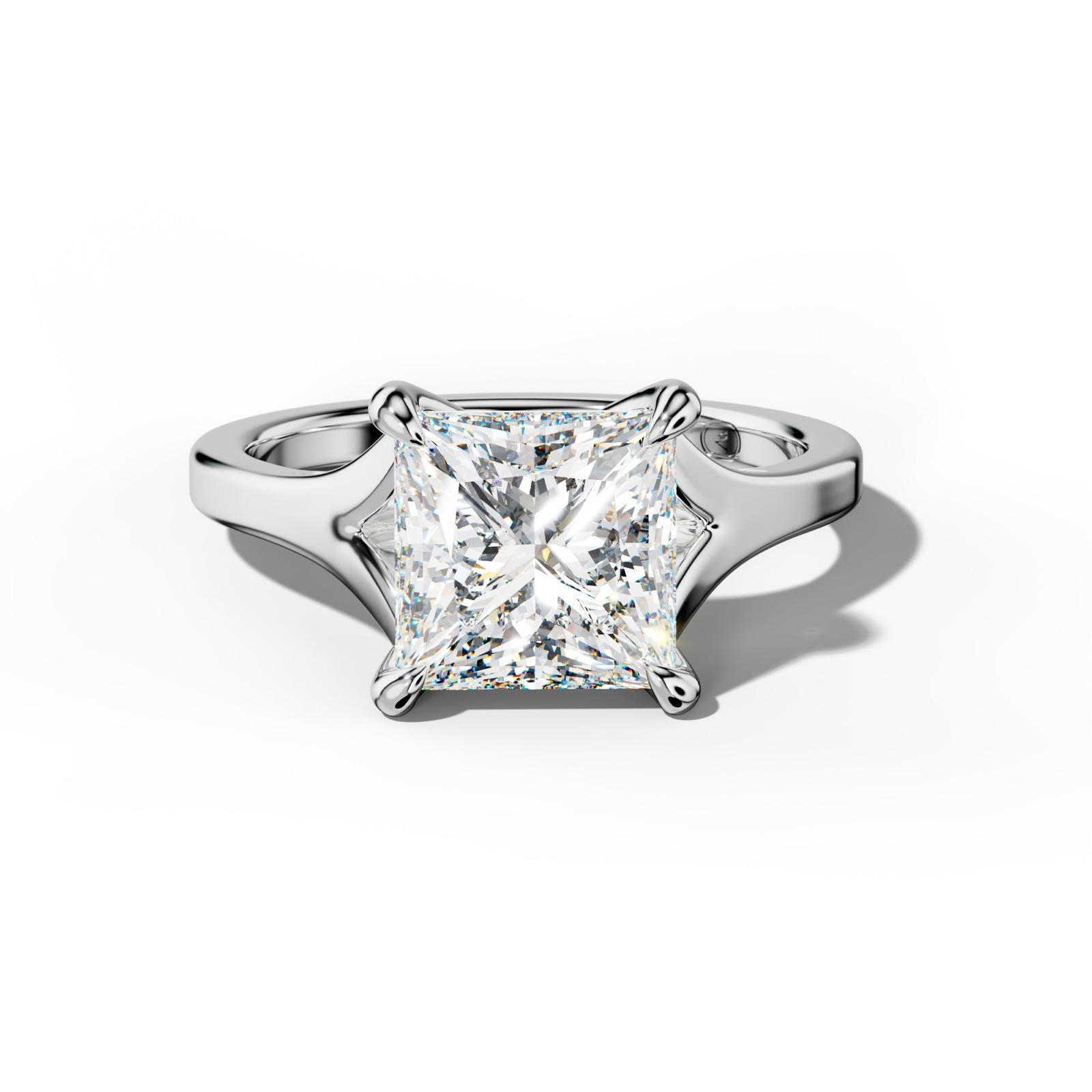 Alicia Princess Cut Engagement Ring