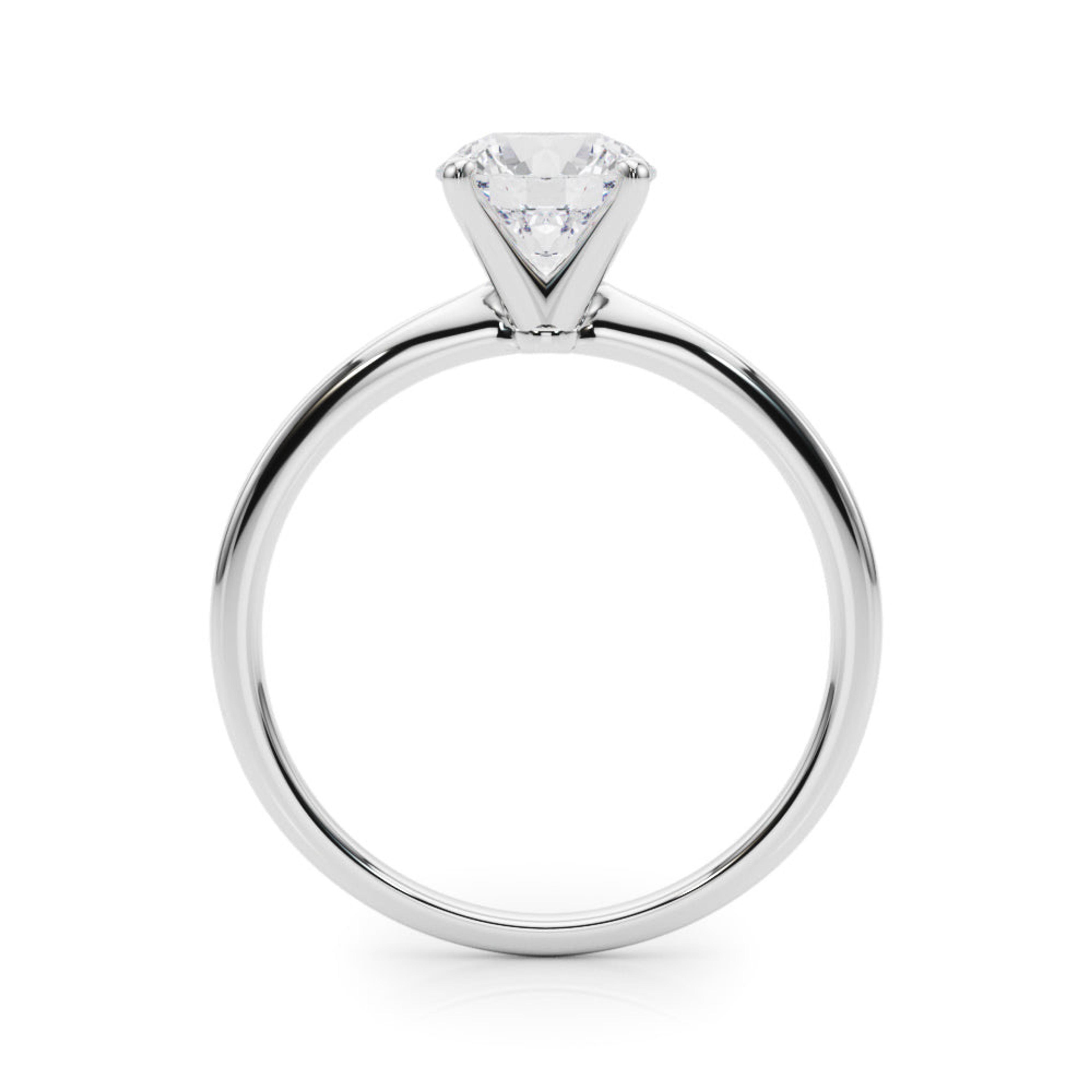 Angelica Round Solitaire Engagement Ring IGI Certified