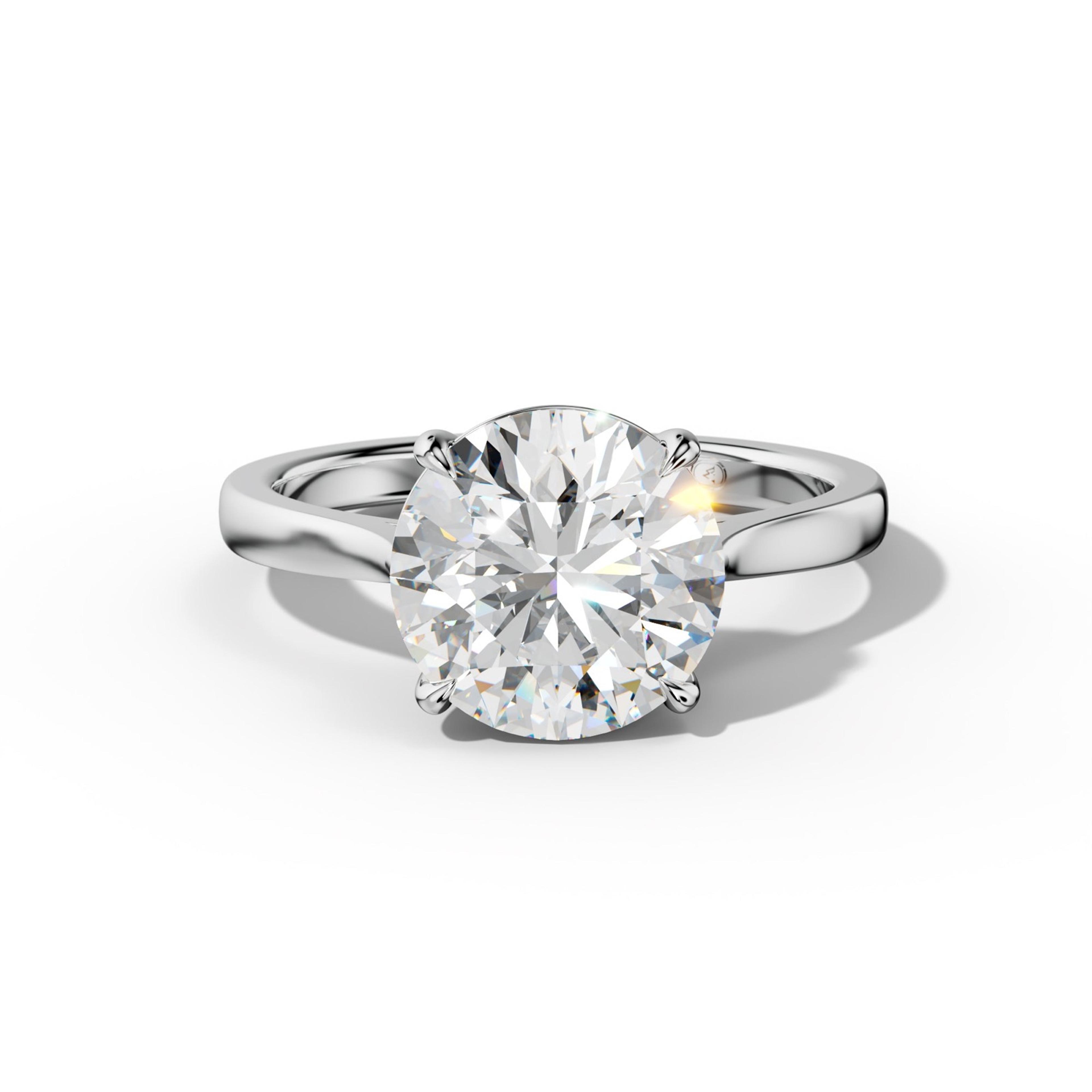 Freya Round Diamond Engagement Ring