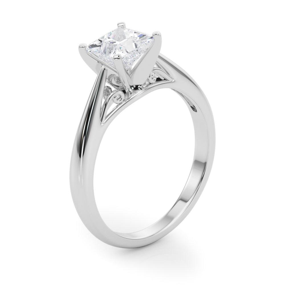 Katerina Princess Lab Grown Diamond Solitaire Engagement Ring IGI Certified