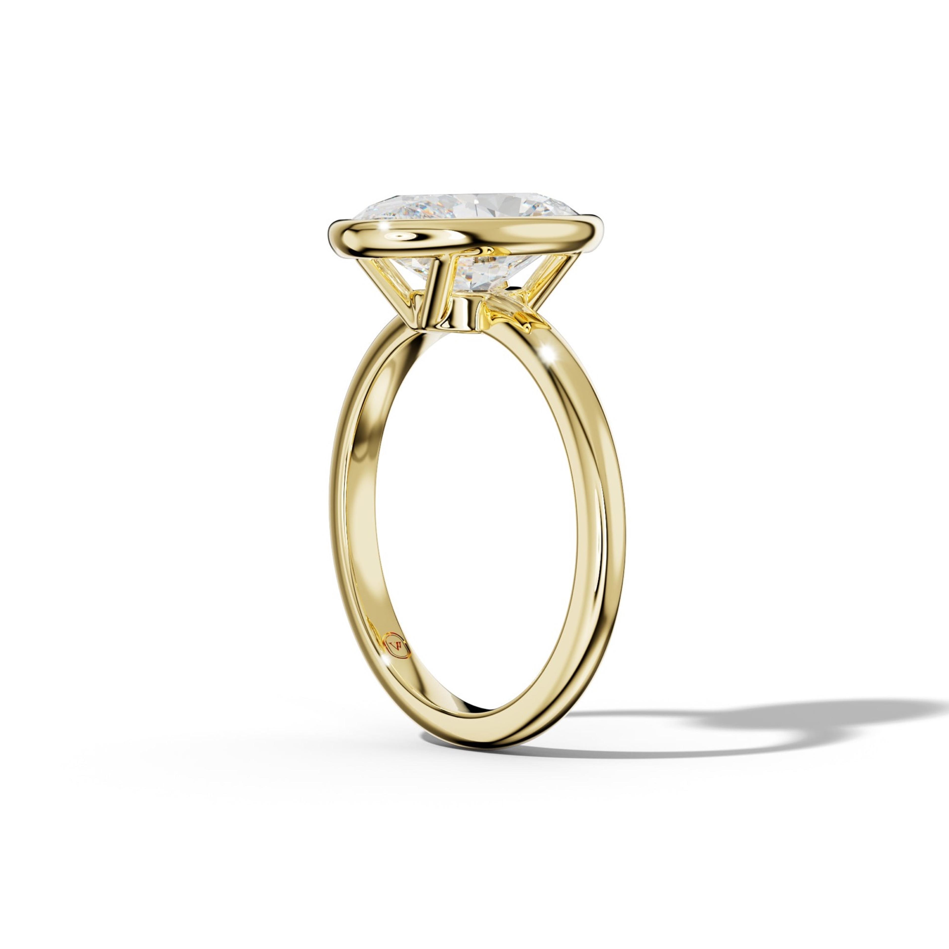 Malaya Oval Diamond  Engagement Ring