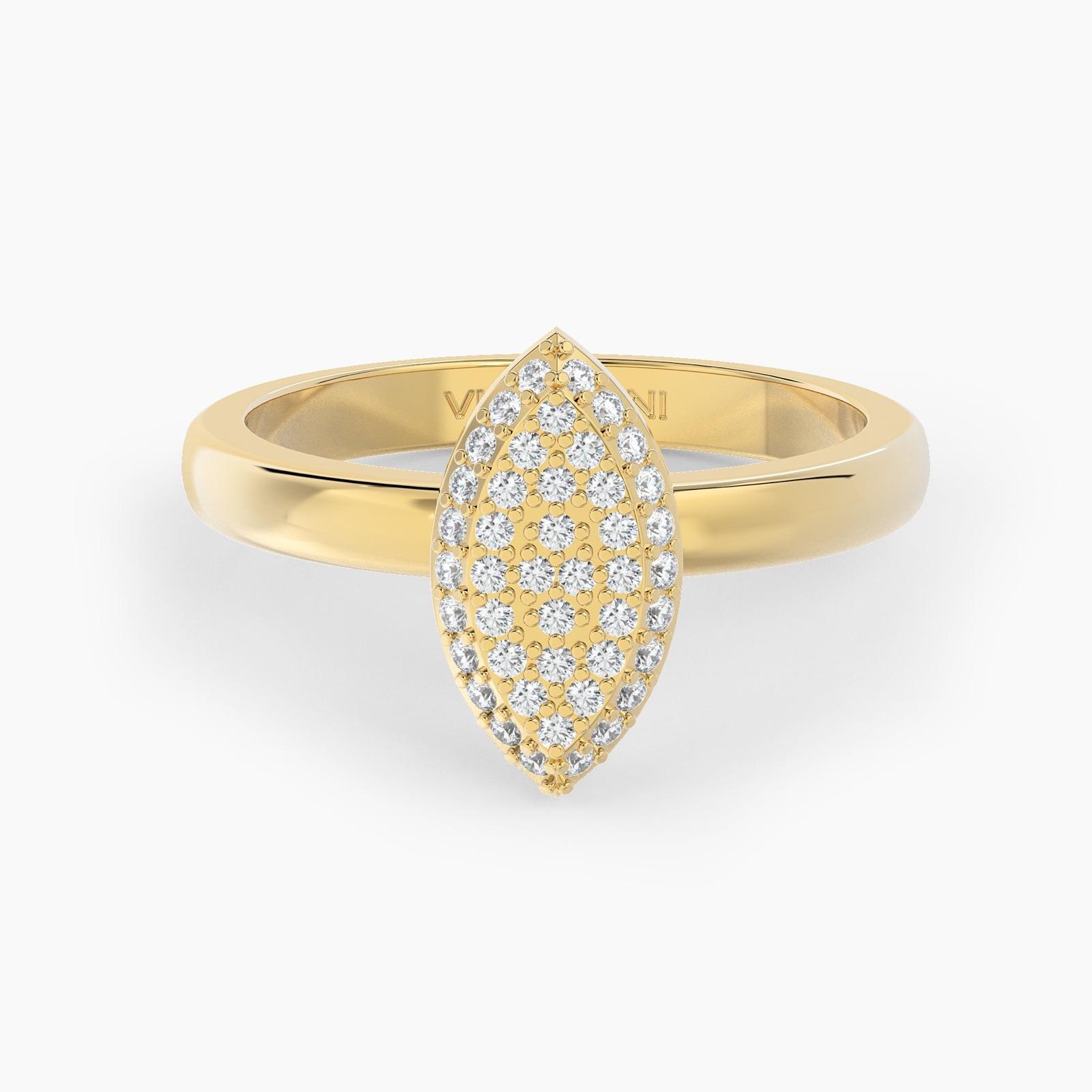 Marquise Shaped AMoré Pavé Ring With 0.35 ct. Diamonds