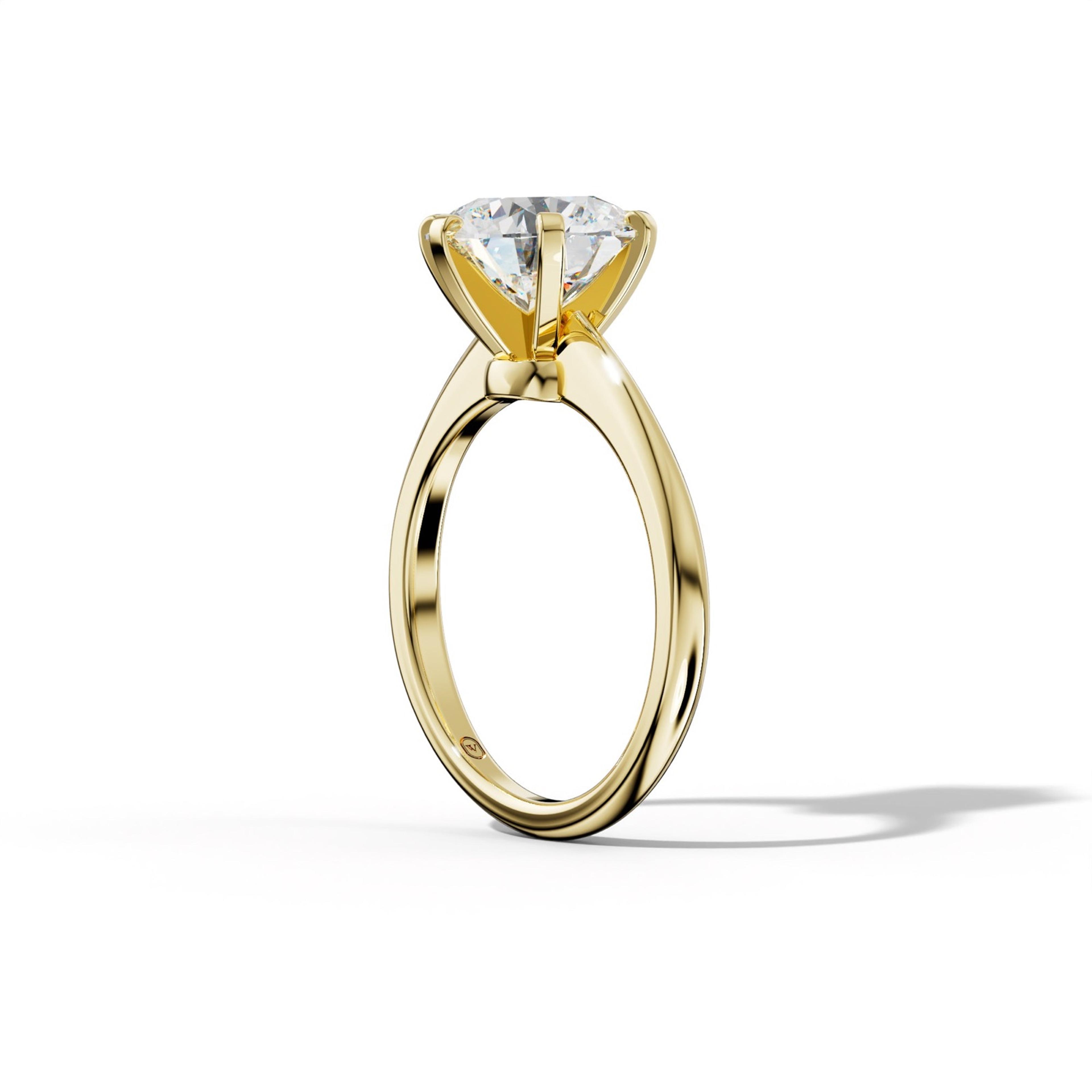 Molly Round Diamond Engagement Ring