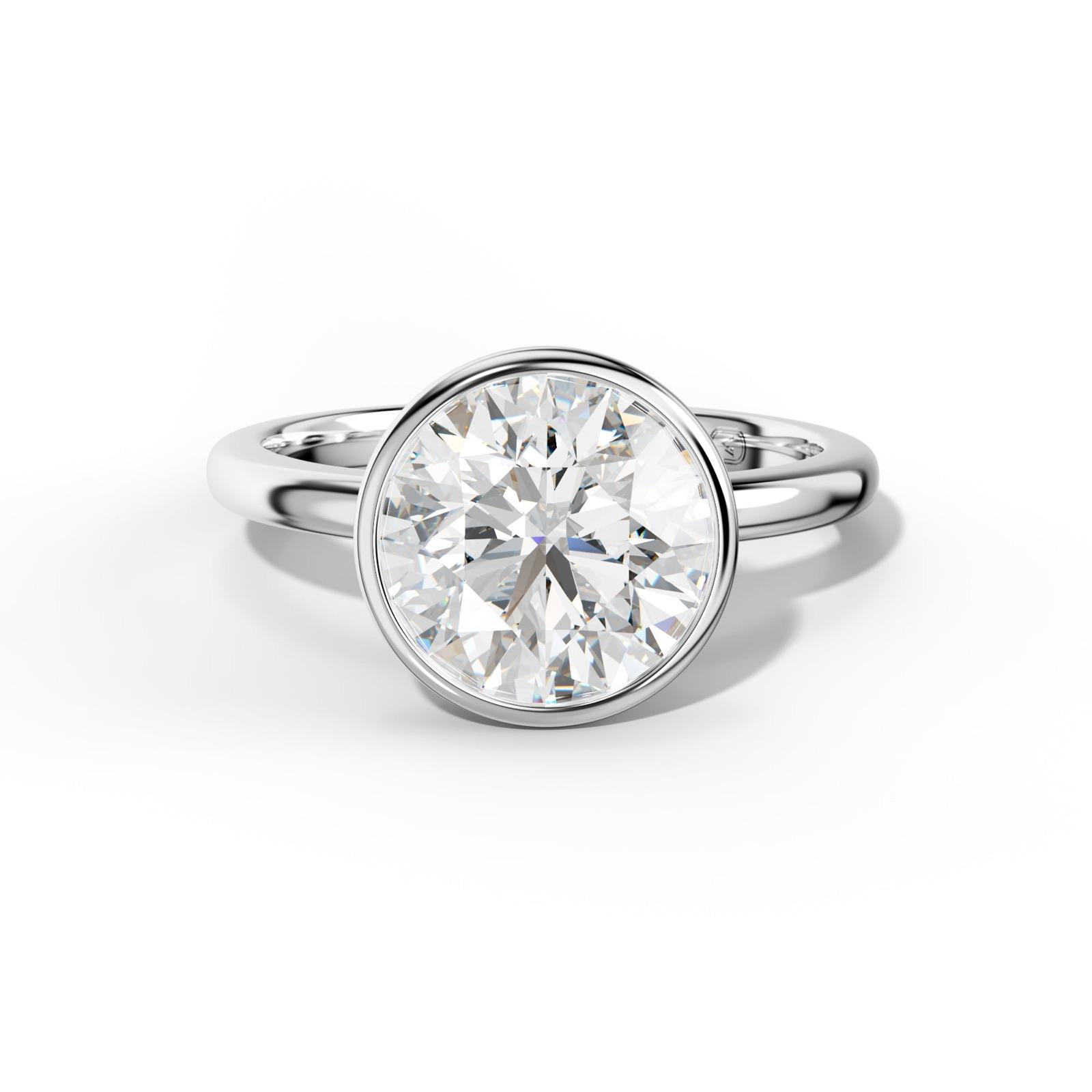 Malaya Round Diamond Engagement Ring