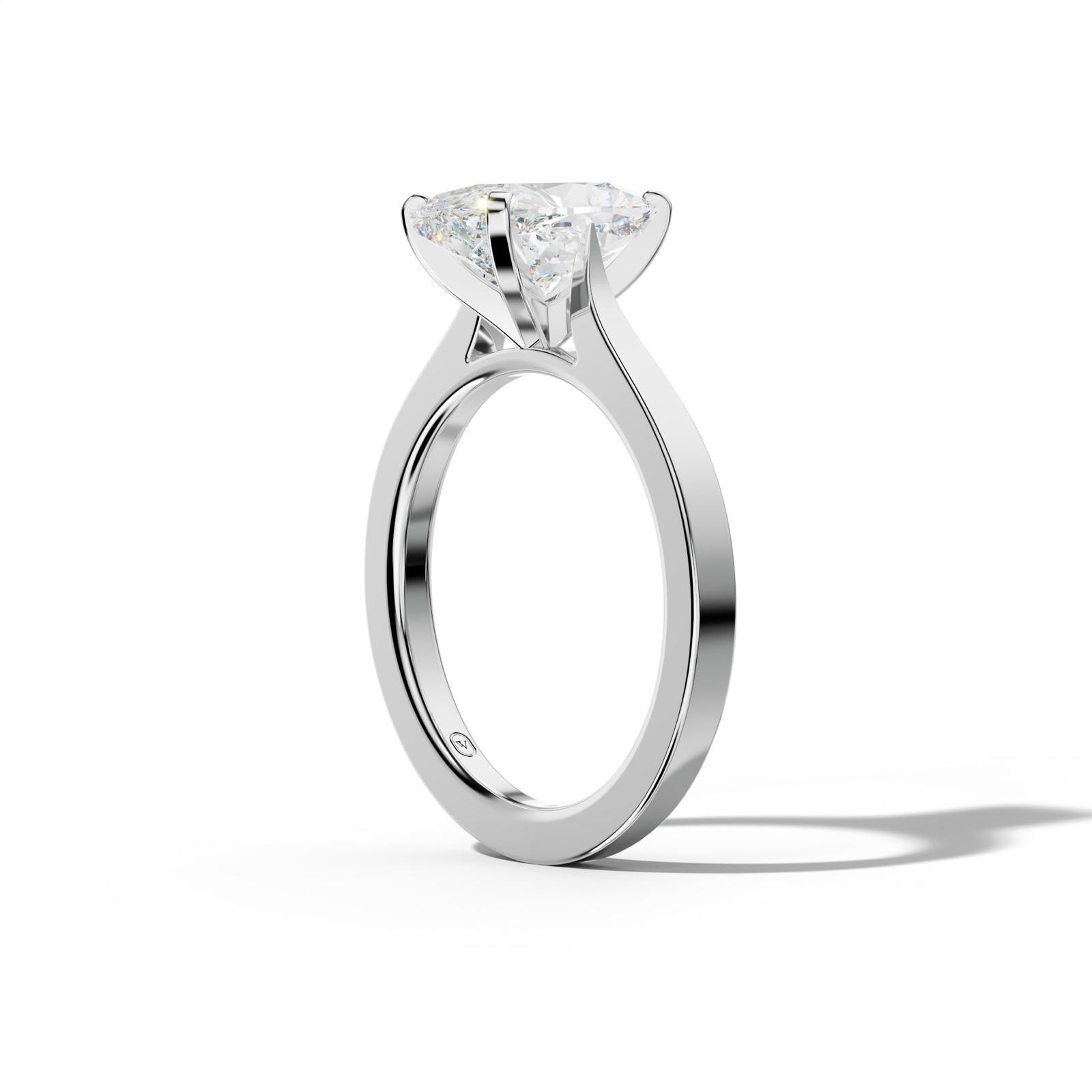 Amaya Elongated Cushion Diamond Engagement Ring