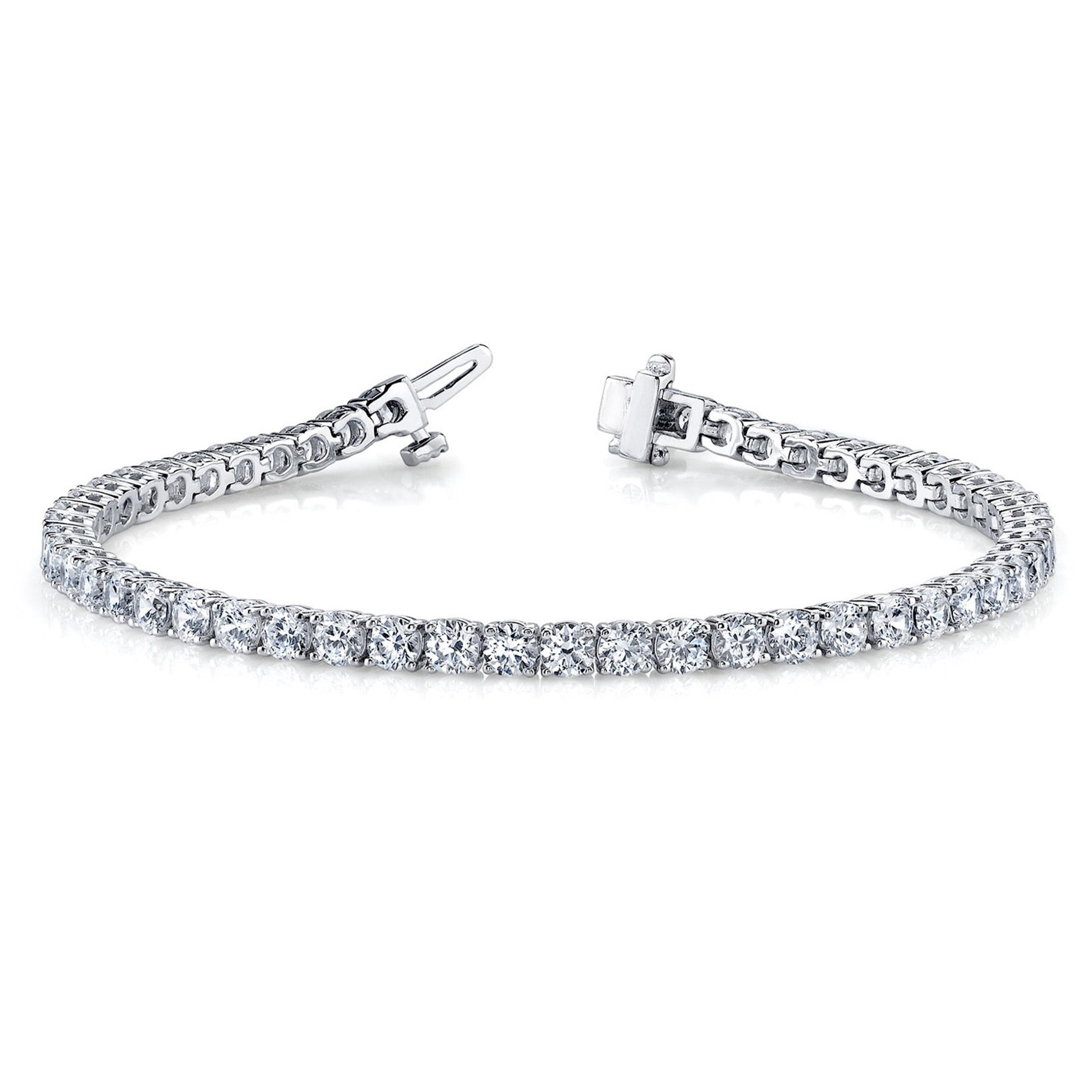 Four Prong Classic Diamond Tennis Bracelet