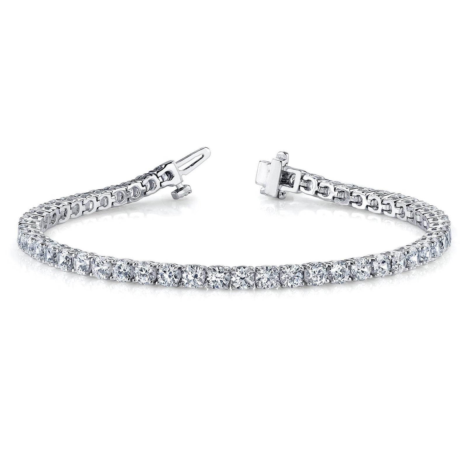 Four Prong Classic Diamond Tennis Bracelet