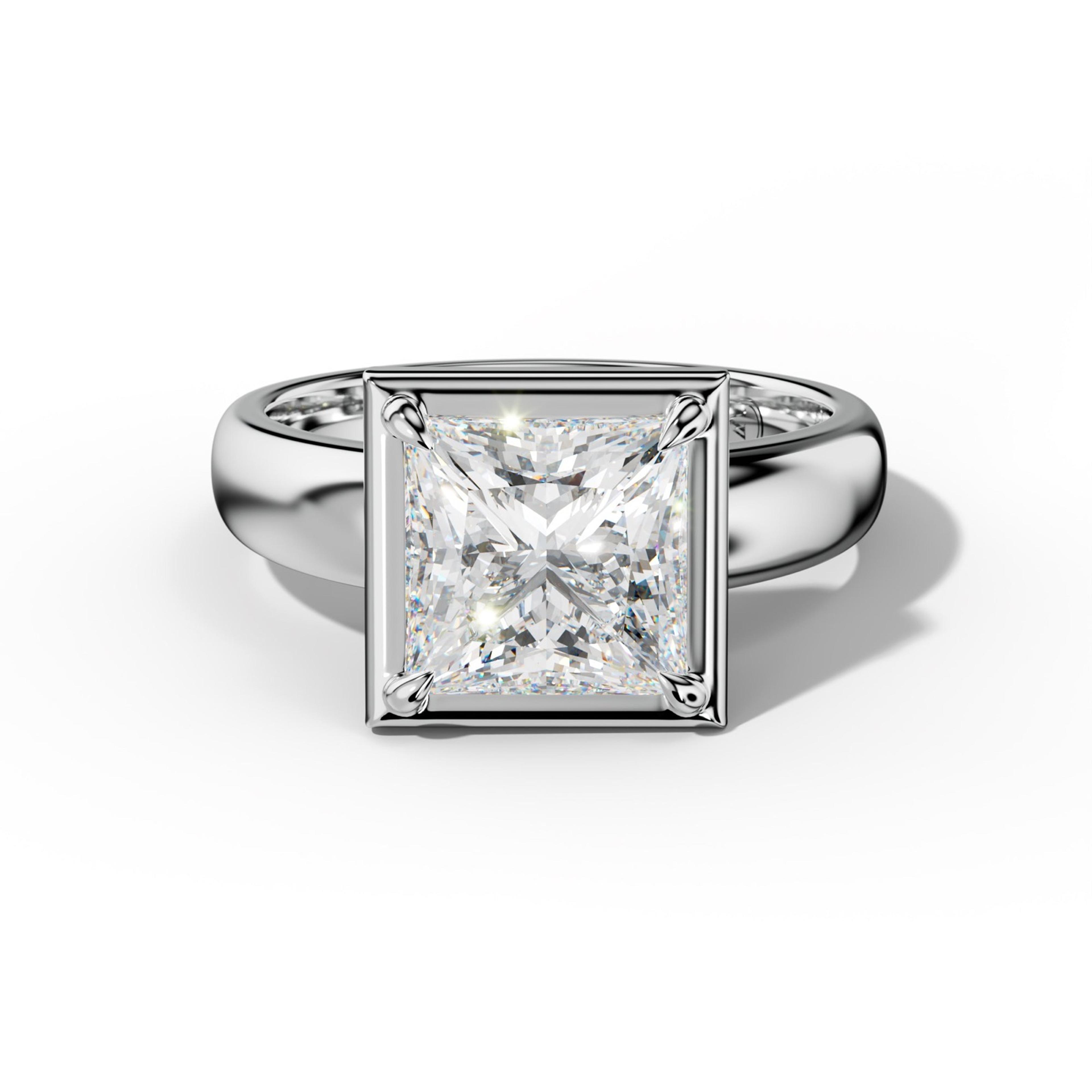Giselle Princess Cut Engagement Ring