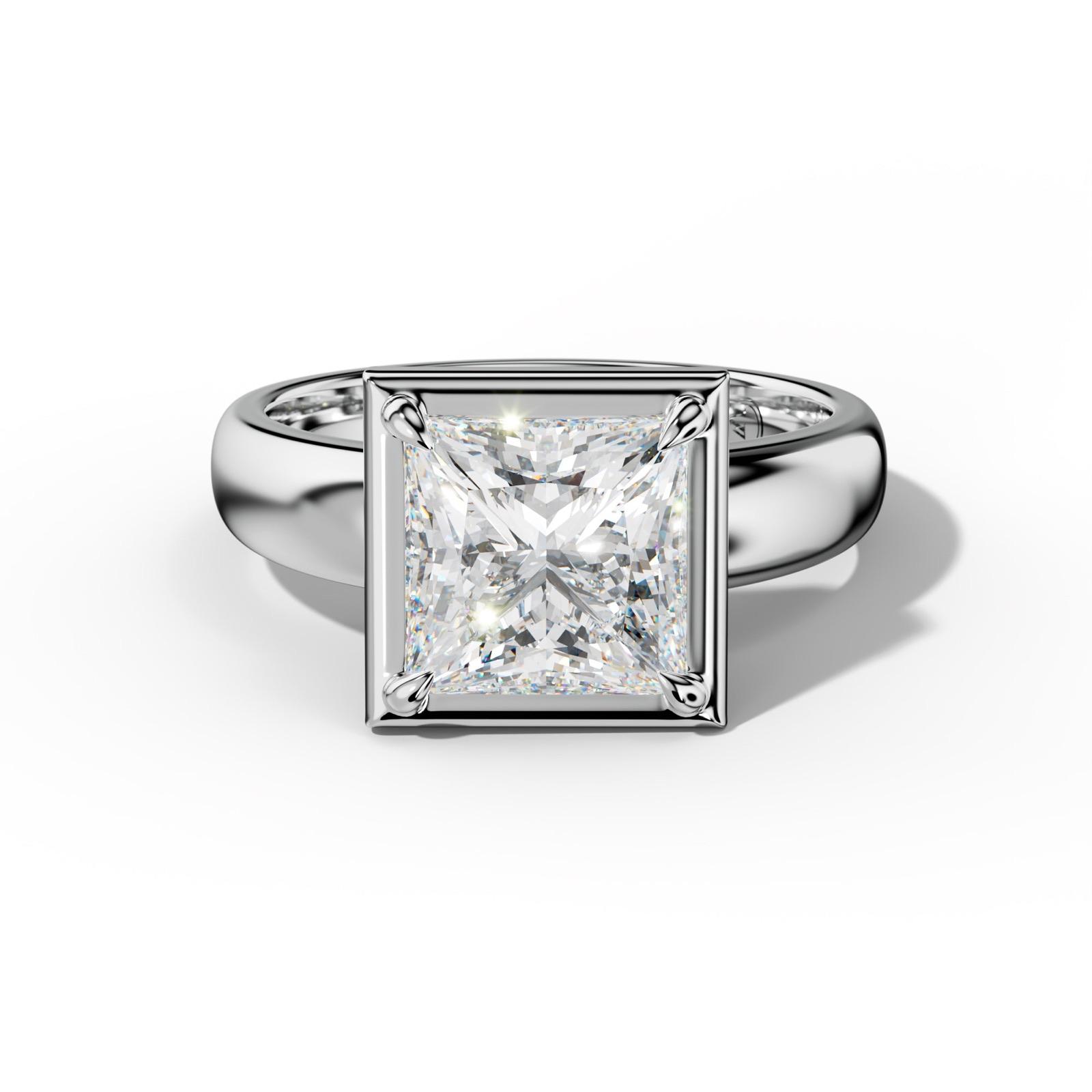 Giselle Princess Cut Engagement Ring