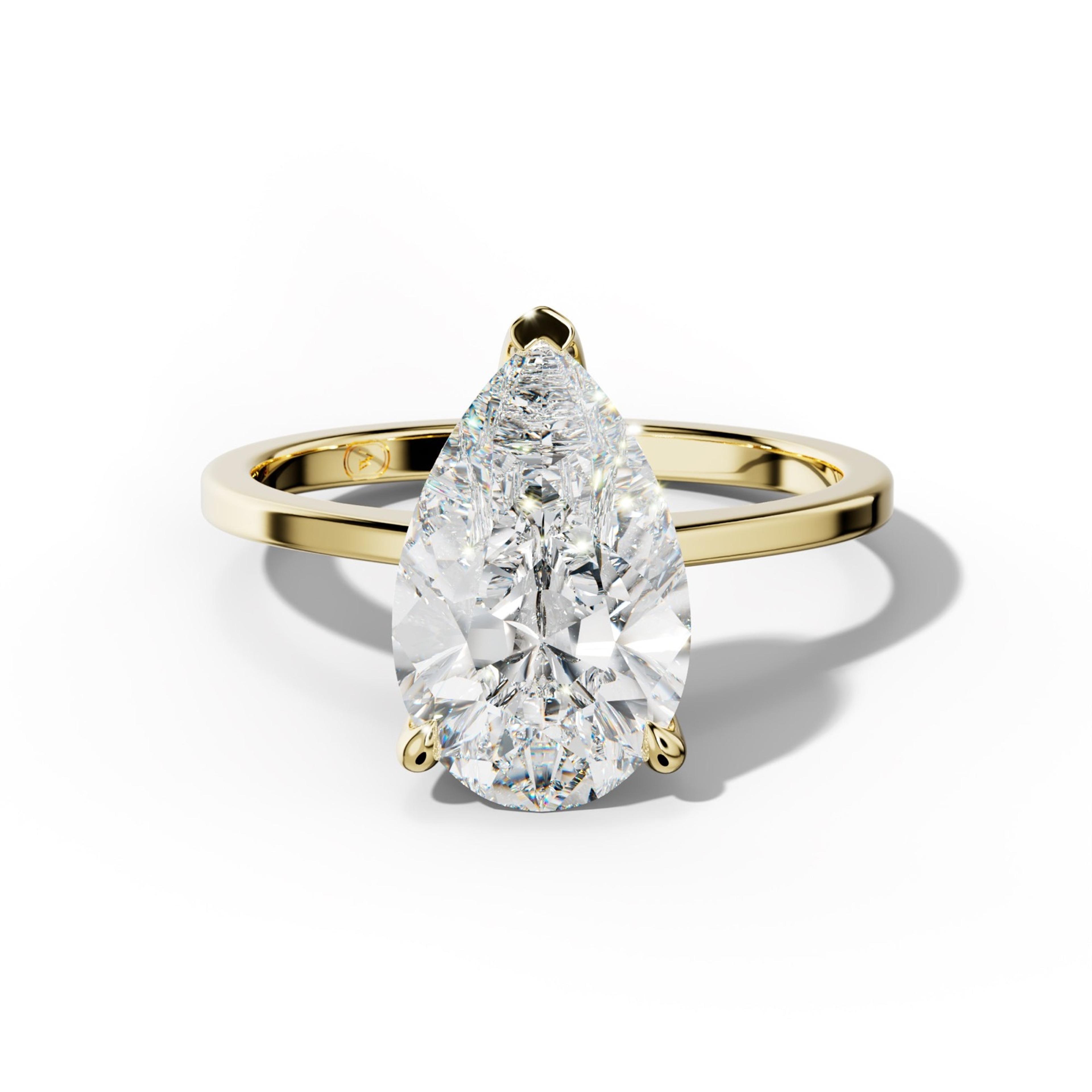 Camila Pear Shape Engagement Ring